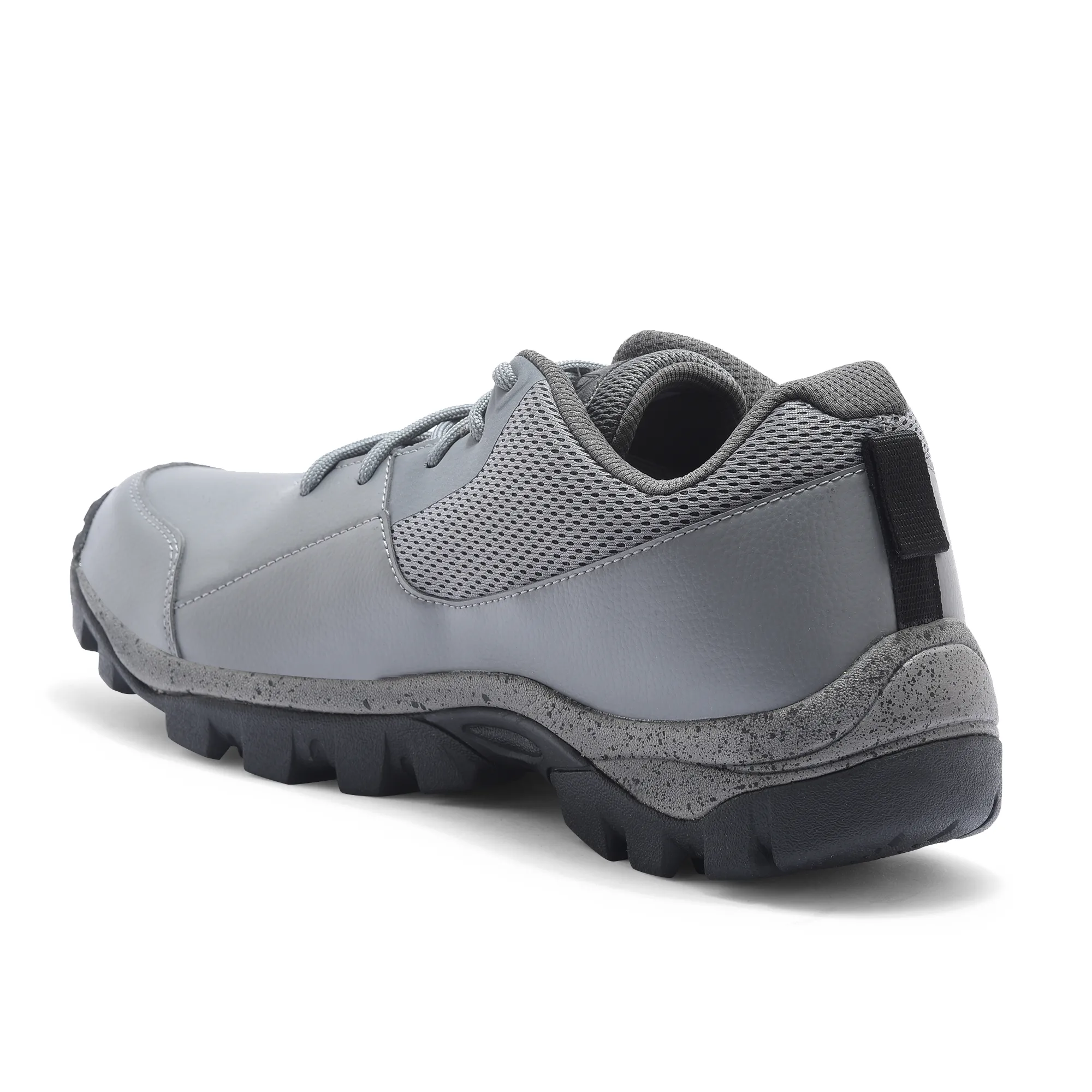 Woodland Dark Grey Mesh PU Hiking Shoes - Thumbnail 6