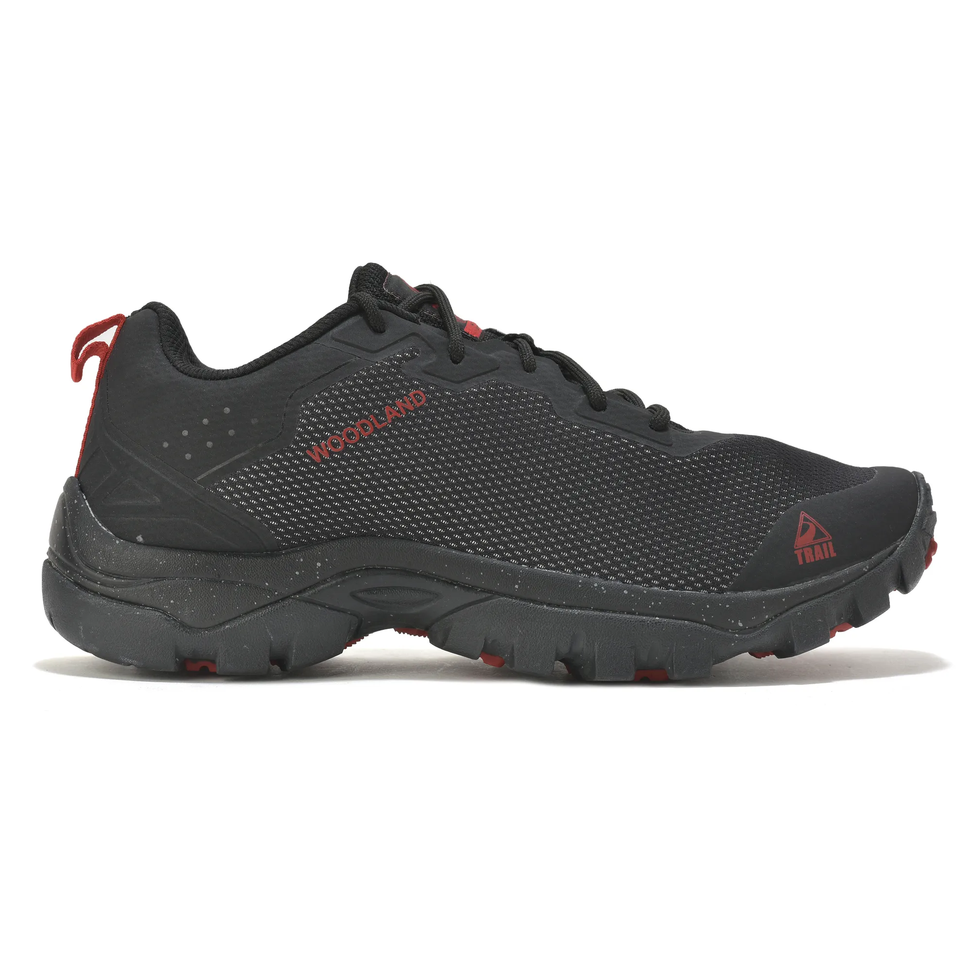 Woodland Black TrailMotion Mesh Hiking Shoes - Thumbnail 2