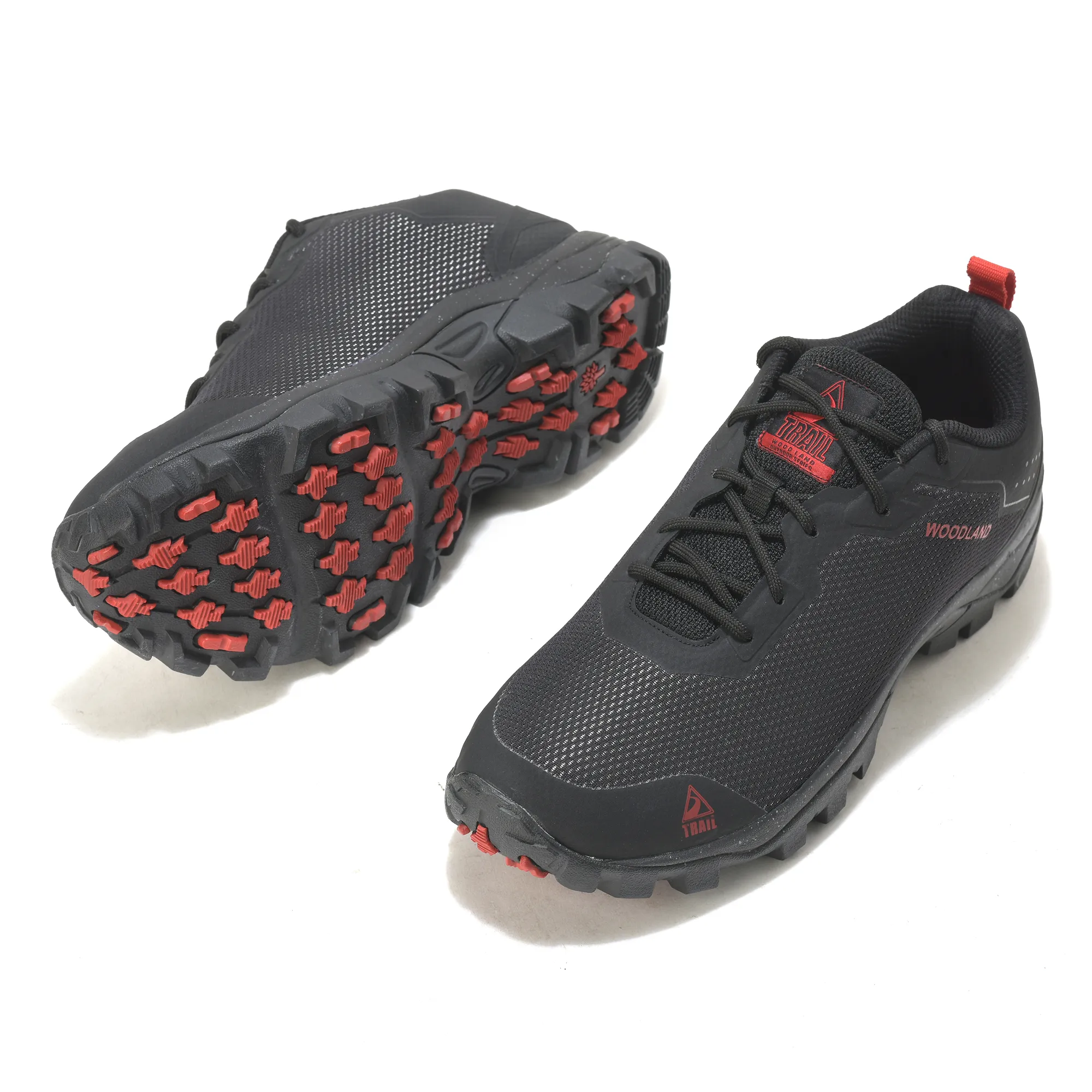 Woodland Black TrailMotion Mesh Hiking Shoes - Thumbnail 6