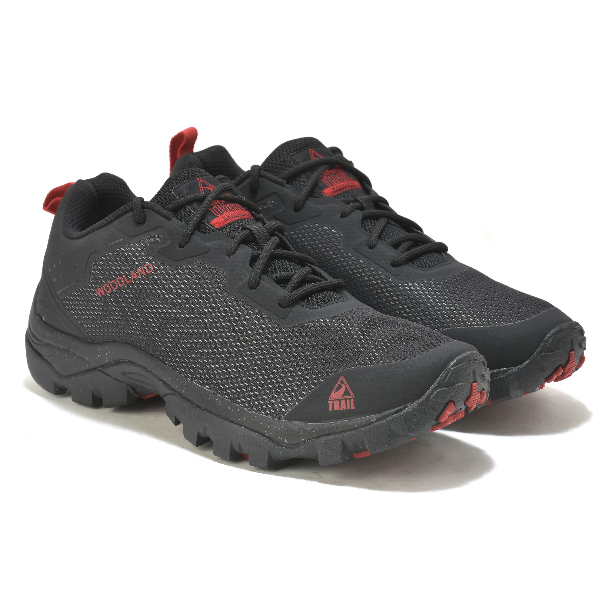 Woodland Black TrailMotion Mesh Hiking Shoes - Thumbnail 8