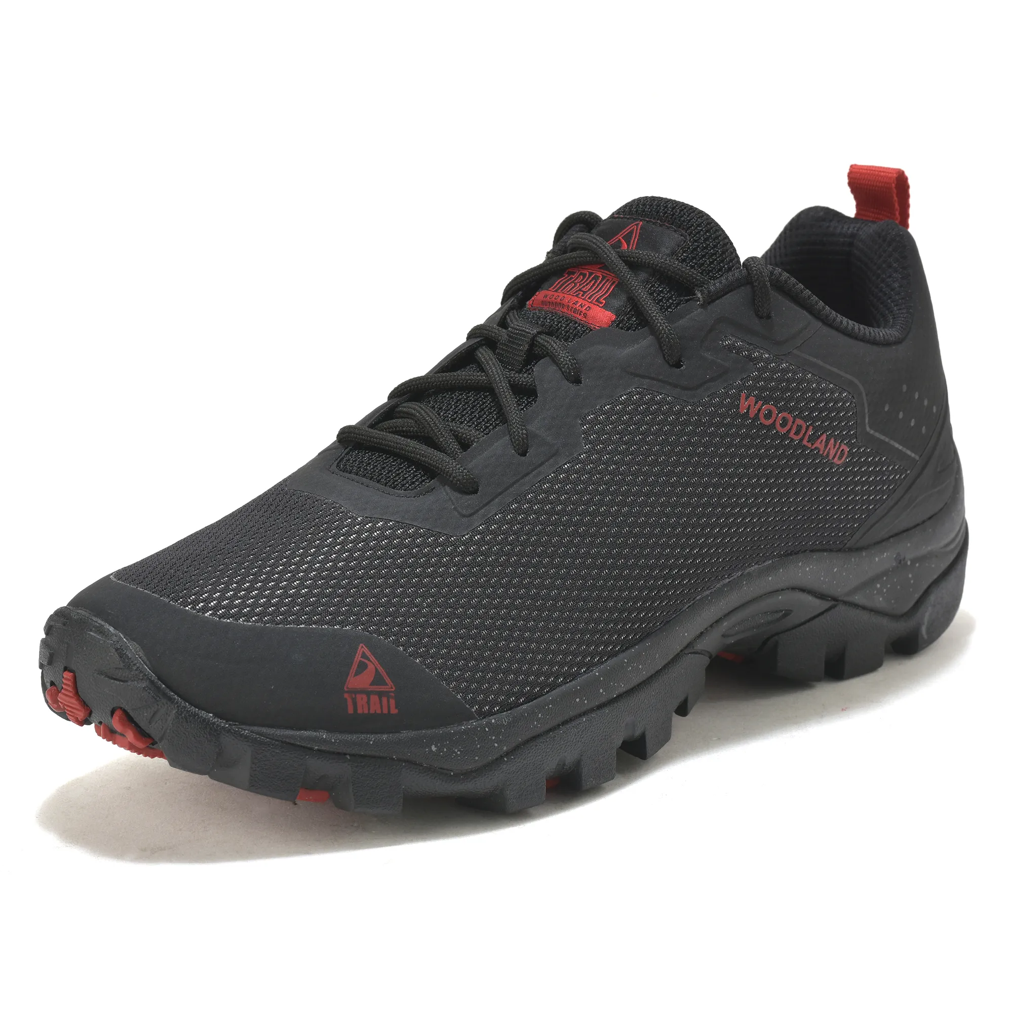 Woodland Black TrailMotion Mesh Hiking Shoes - Thumbnail 11