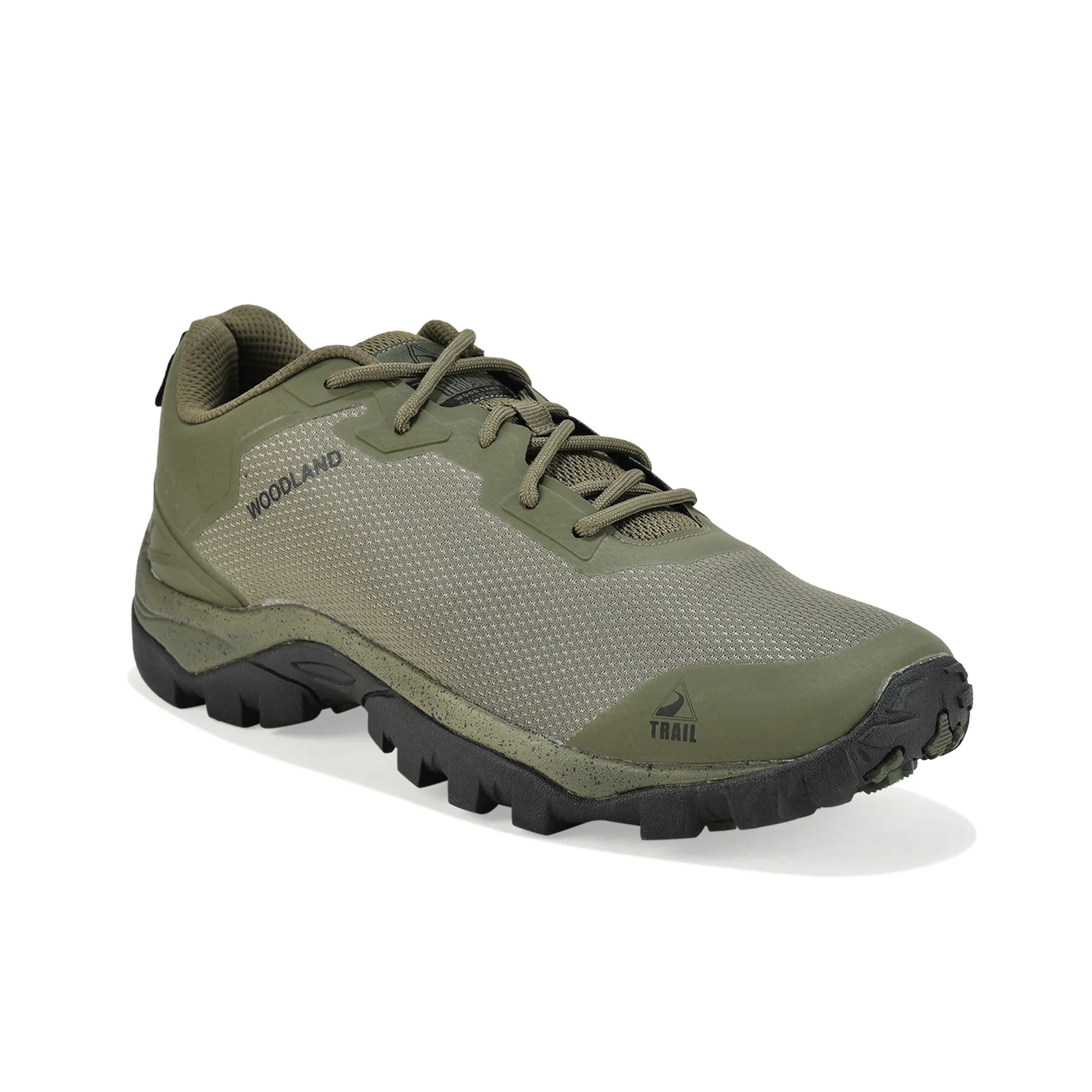 Woodland Olive TrailMotion Mesh Hiking Shoes - Thumbnail 3