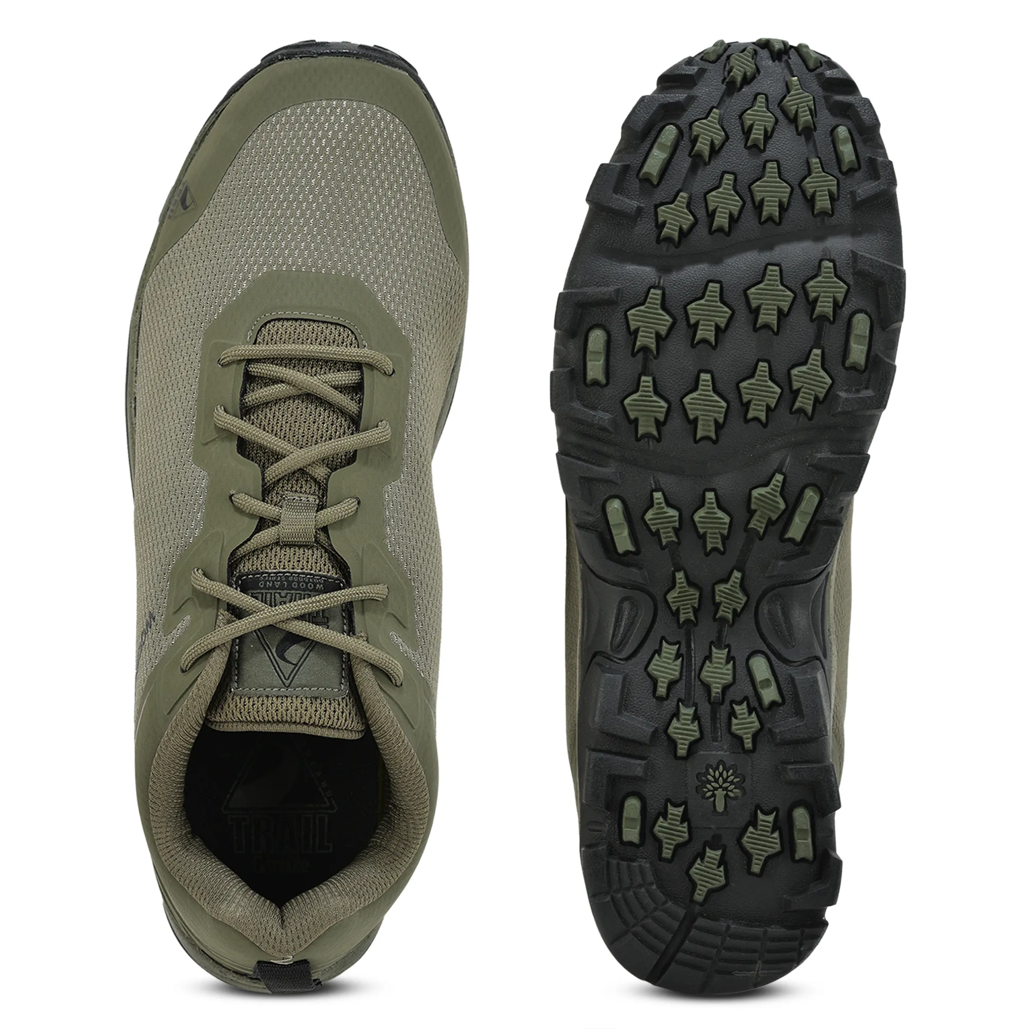 Woodland Olive TrailMotion Mesh Hiking Shoes - Thumbnail 9