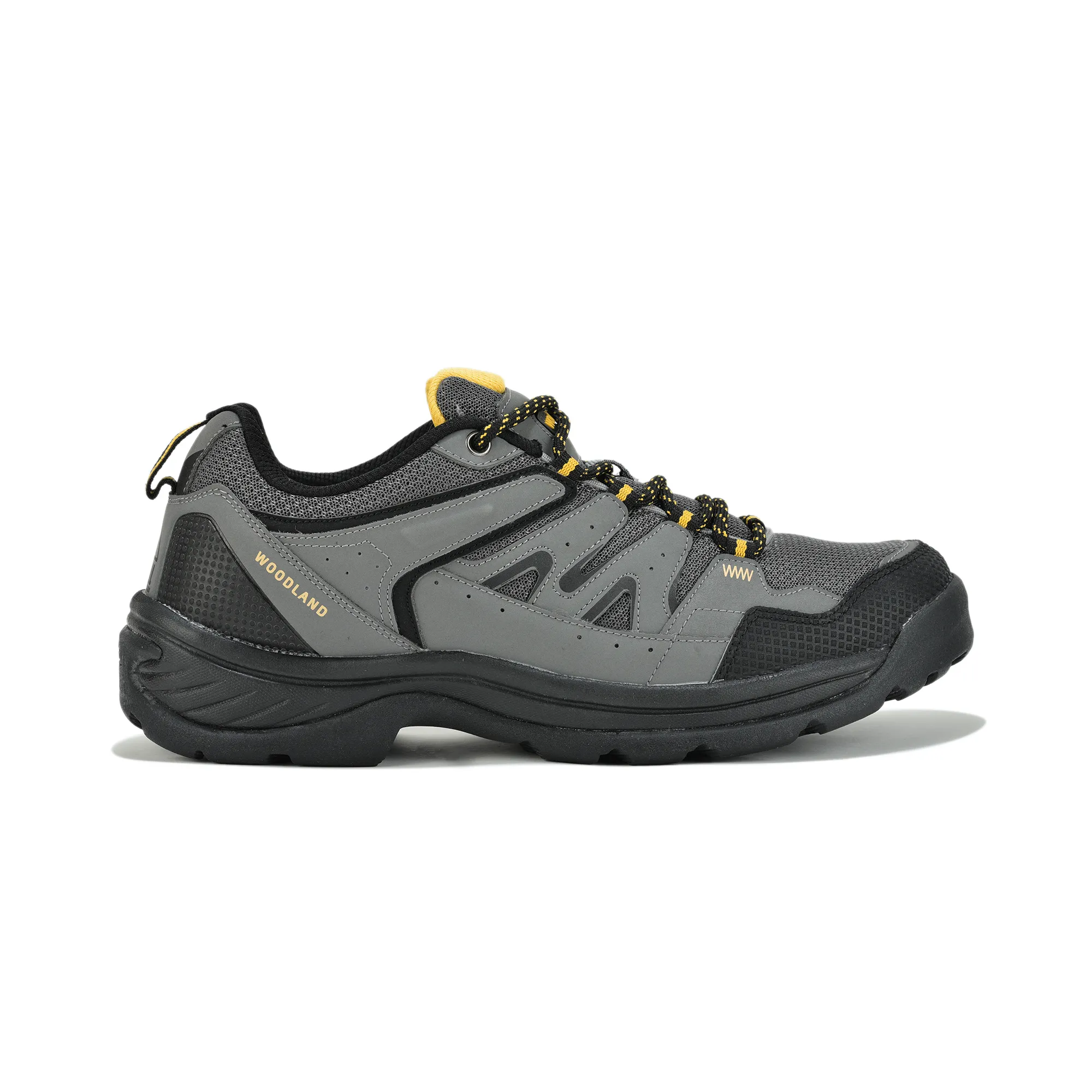 Mesh Pu Dgrey Hiking Shoes For Men - Thumbnail 2
