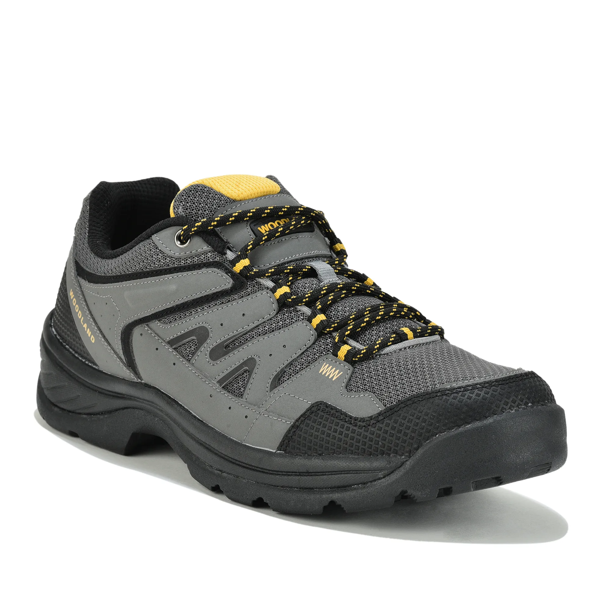 Mesh Pu Dgrey Hiking Shoes For Men - Thumbnail 3
