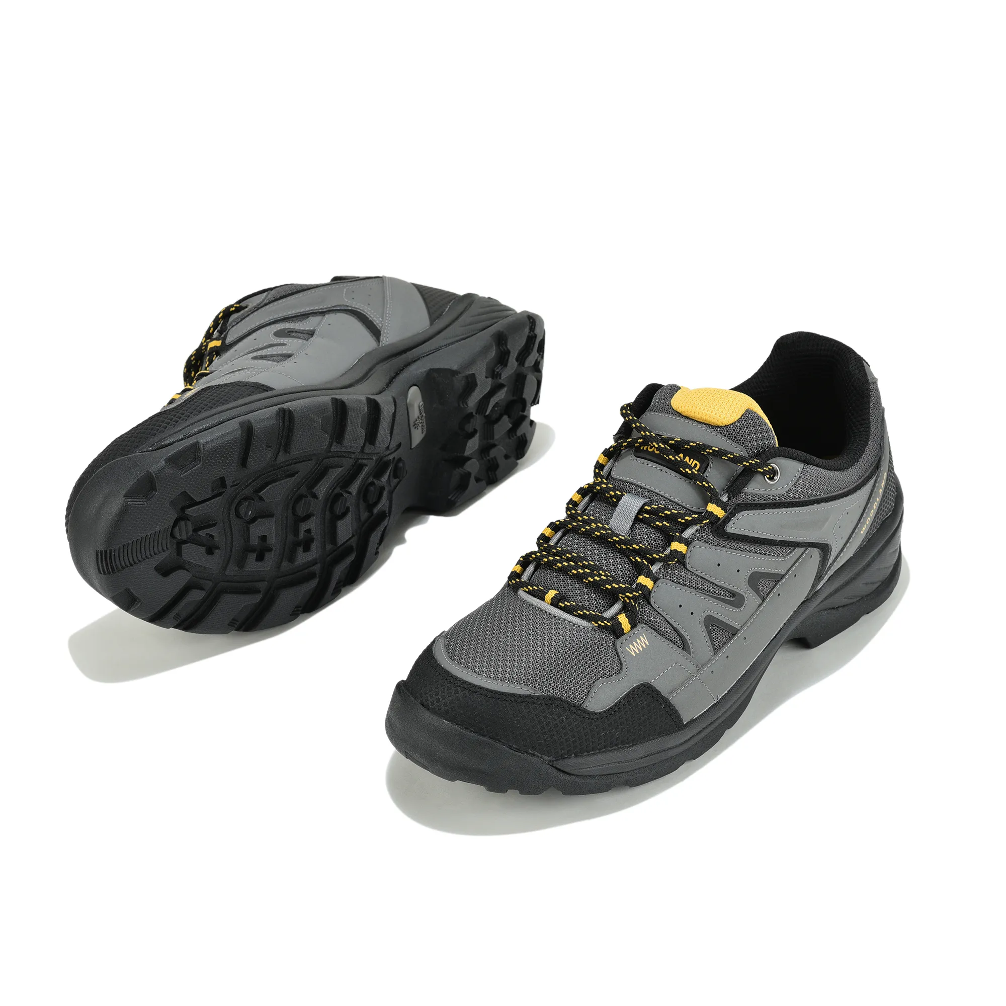Mesh Pu Dgrey Hiking Shoes For Men - Thumbnail 6