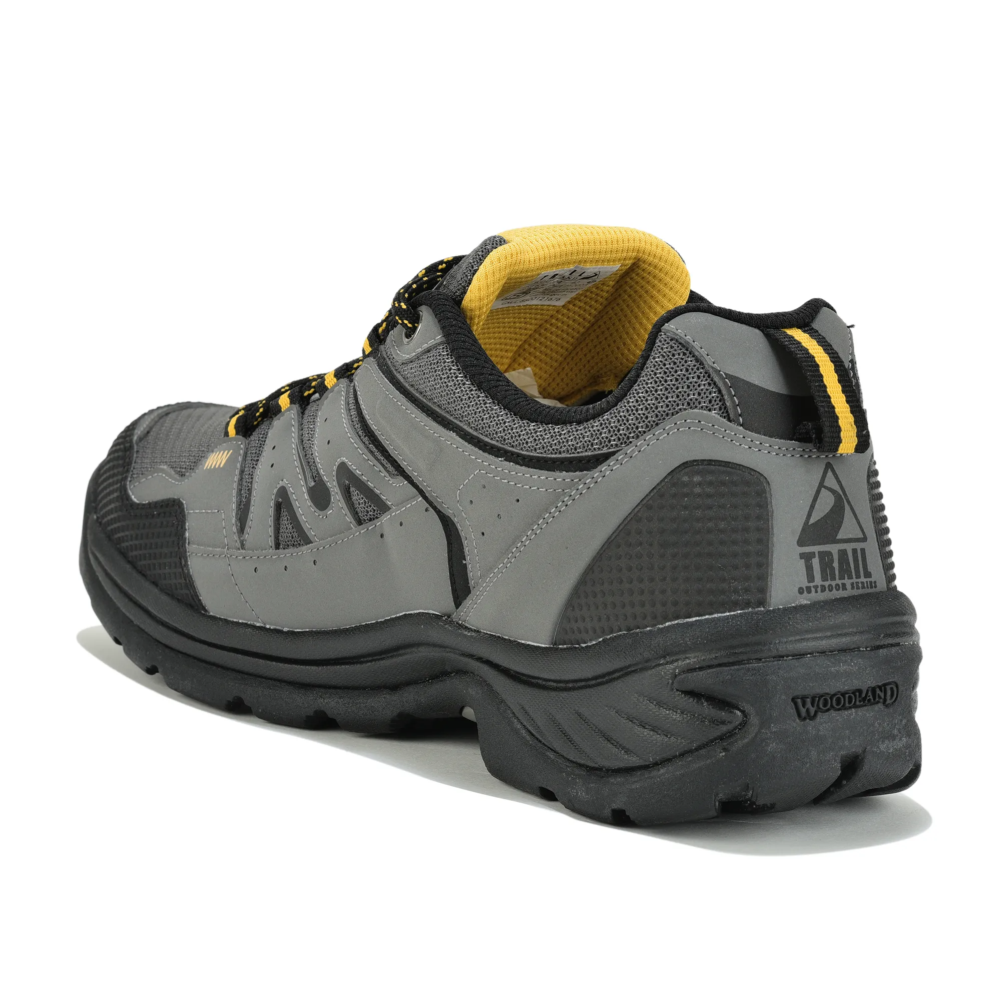 Mesh Pu Dgrey Hiking Shoes For Men - Thumbnail 7
