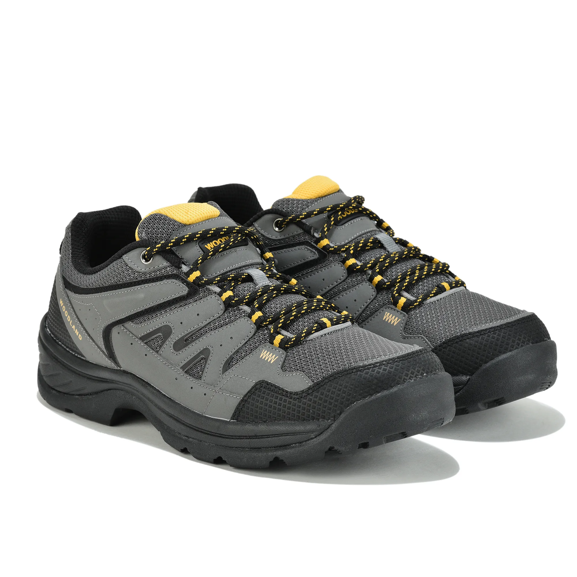 Mesh Pu Dgrey Hiking Shoes For Men - Thumbnail 8