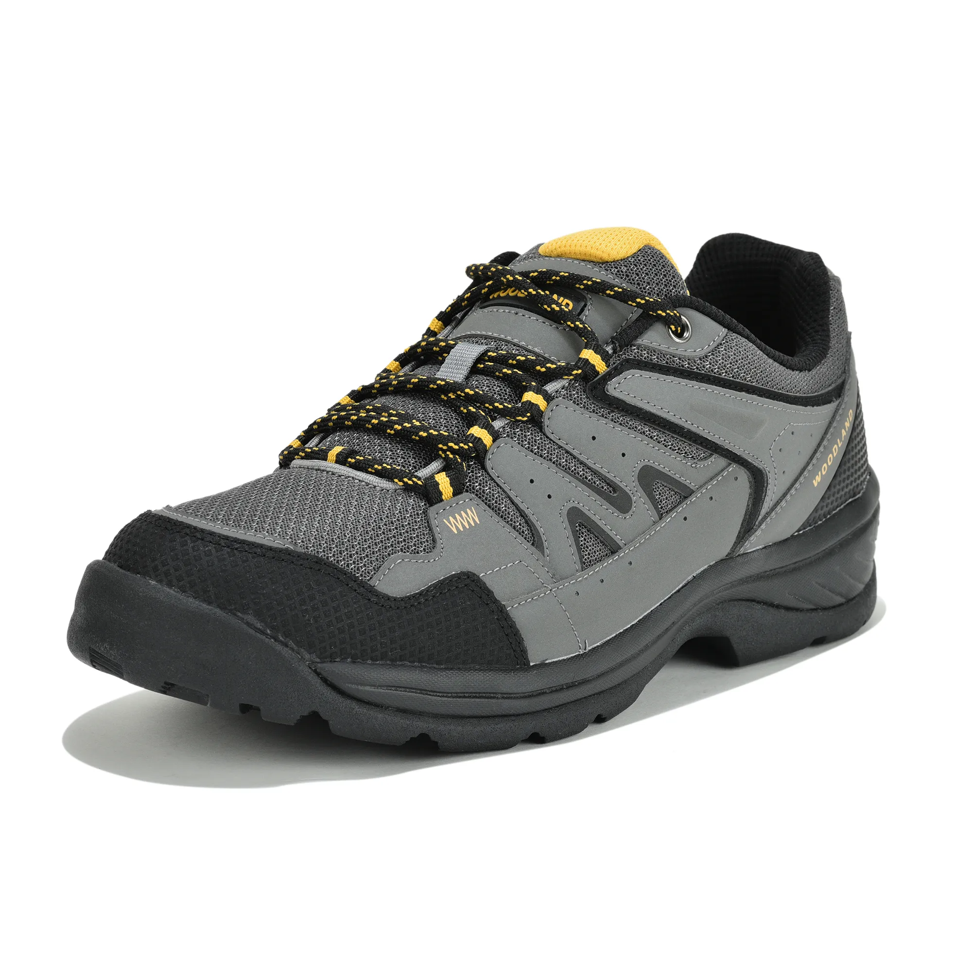 Mesh Pu Dgrey Hiking Shoes For Men - Thumbnail 11