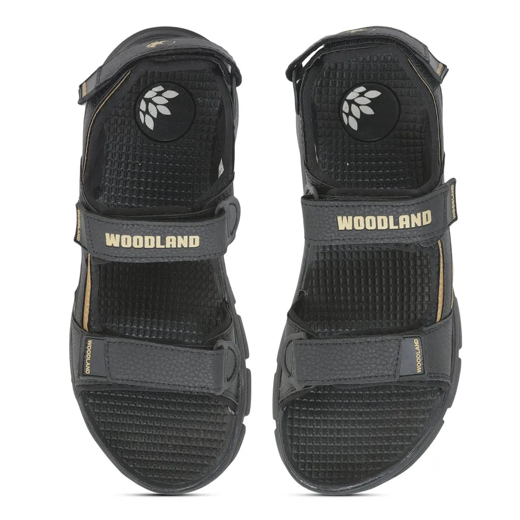 Black Sandal for Men - Thumbnail 3