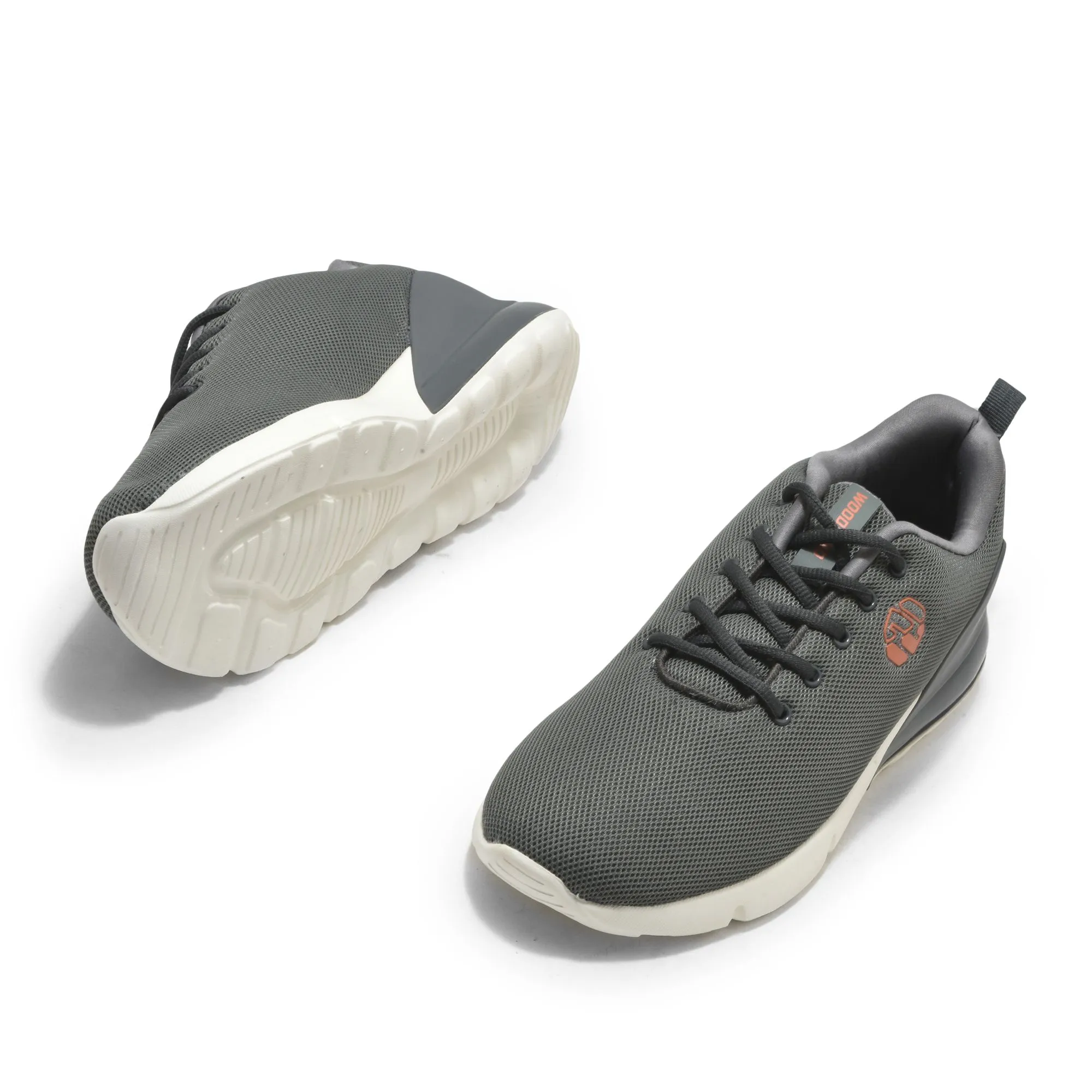 Grey Sneaker for Men - Thumbnail 4