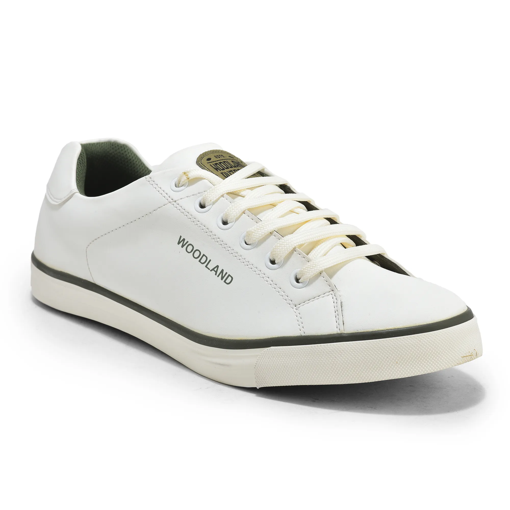 White Casual Lace Up Shoes For Men - Thumbnail 8