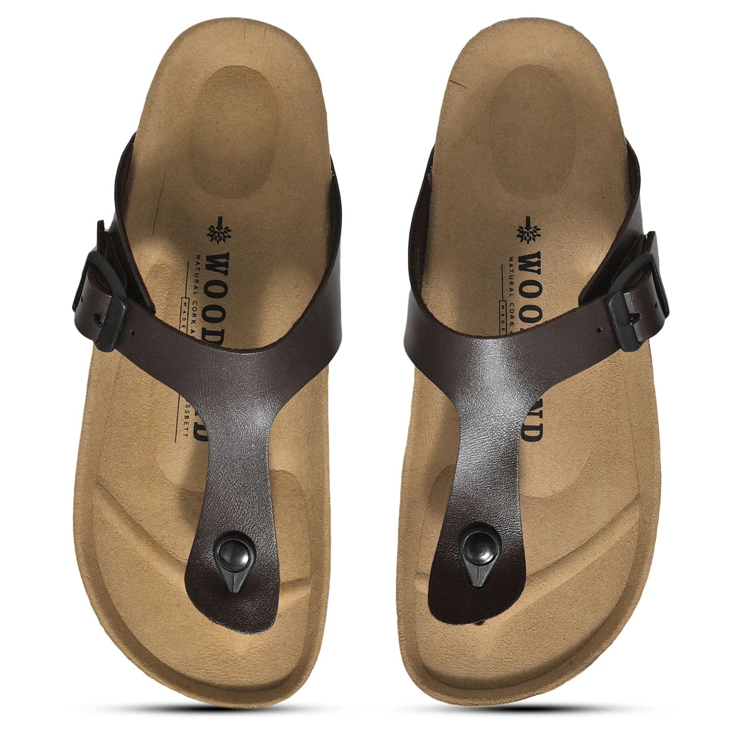 Brown Slide for men - Thumbnail 4