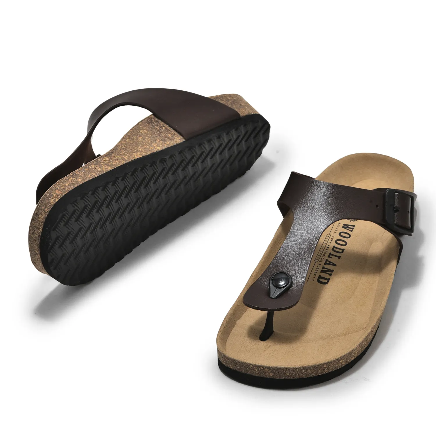 Brown Slide for men - Thumbnail 5