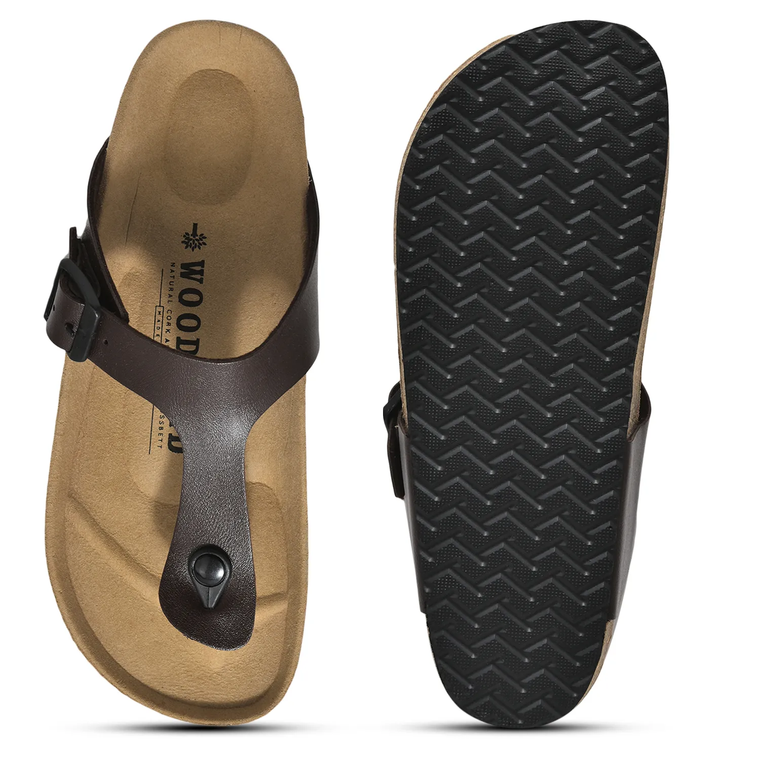Brown Slide for men - Thumbnail 9