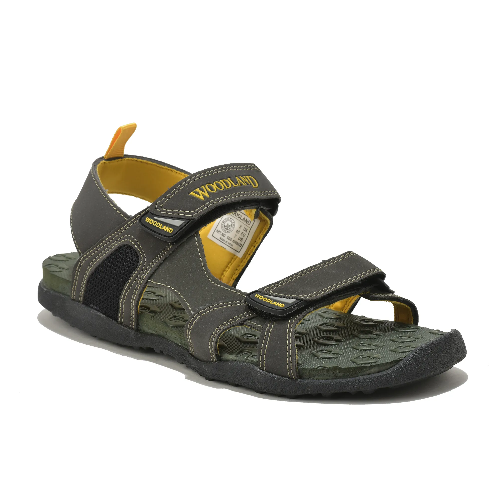 Woodland Men's Olive Green Performance Sports Sandals - Thumbnail 3