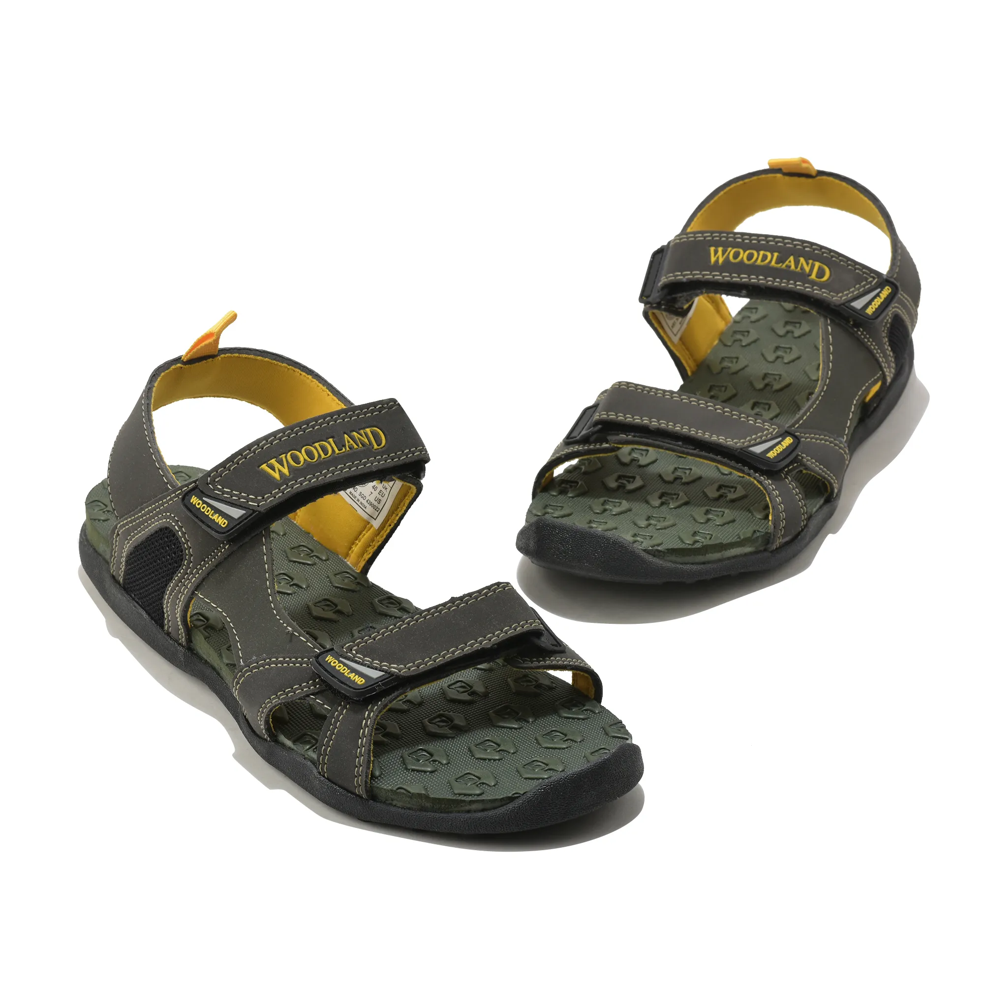 Woodland Men's Olive Green Performance Sports Sandals - Thumbnail 4