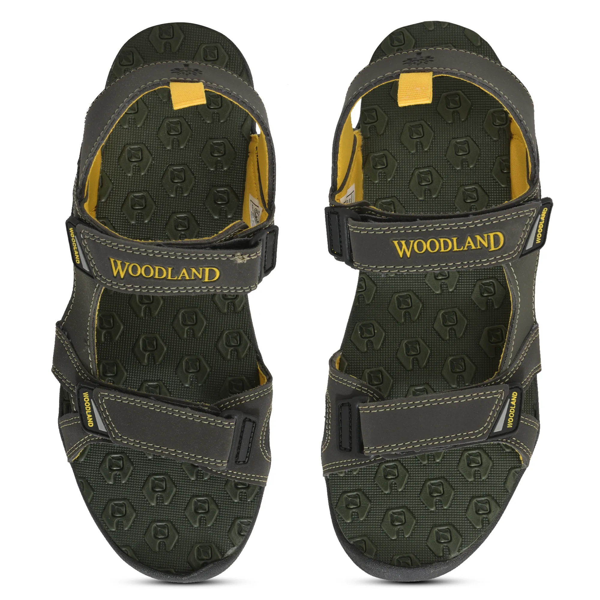 Woodland Men's Olive Green Performance Sports Sandals - Thumbnail 5