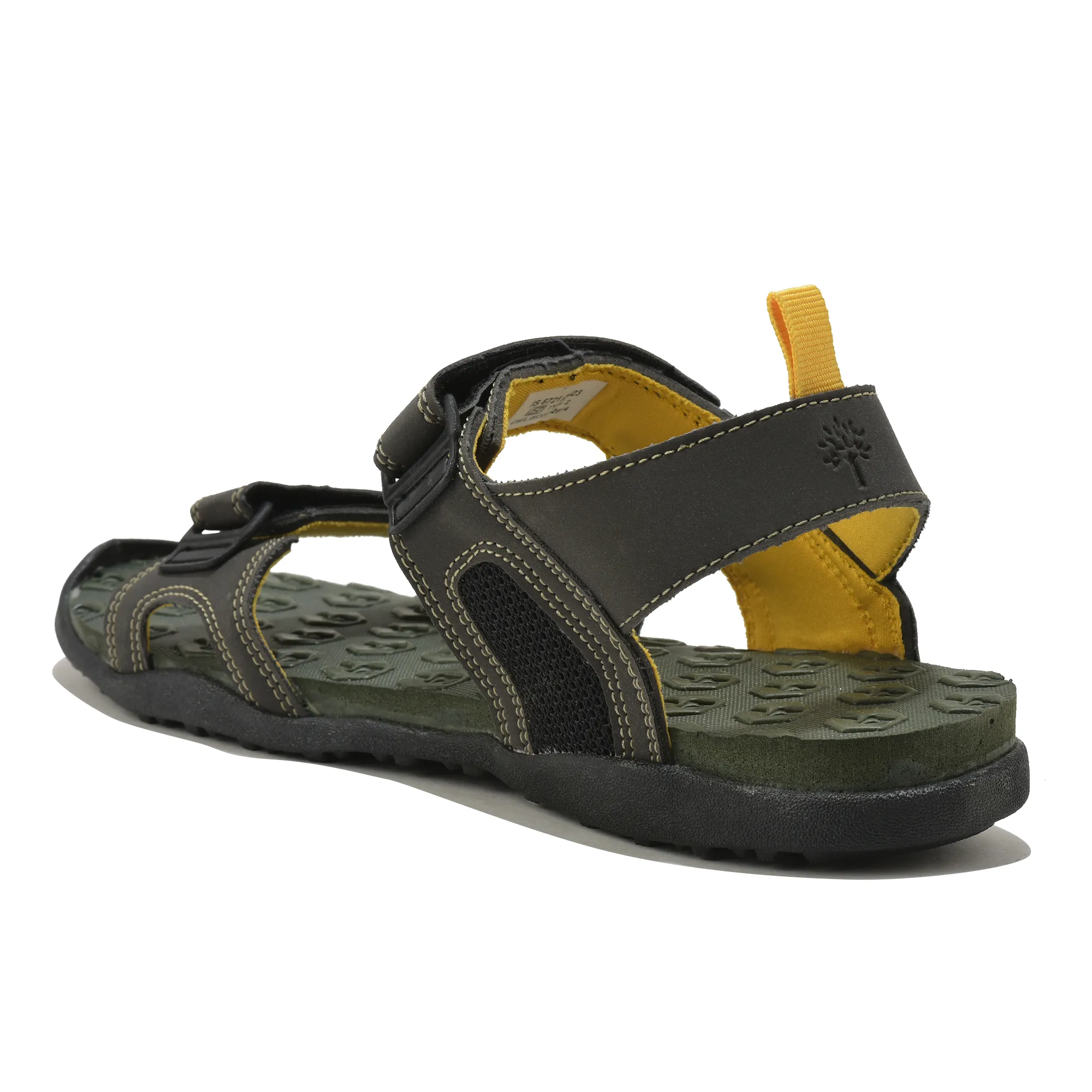 Woodland Men's Olive Green Performance Sports Sandals - Thumbnail 7