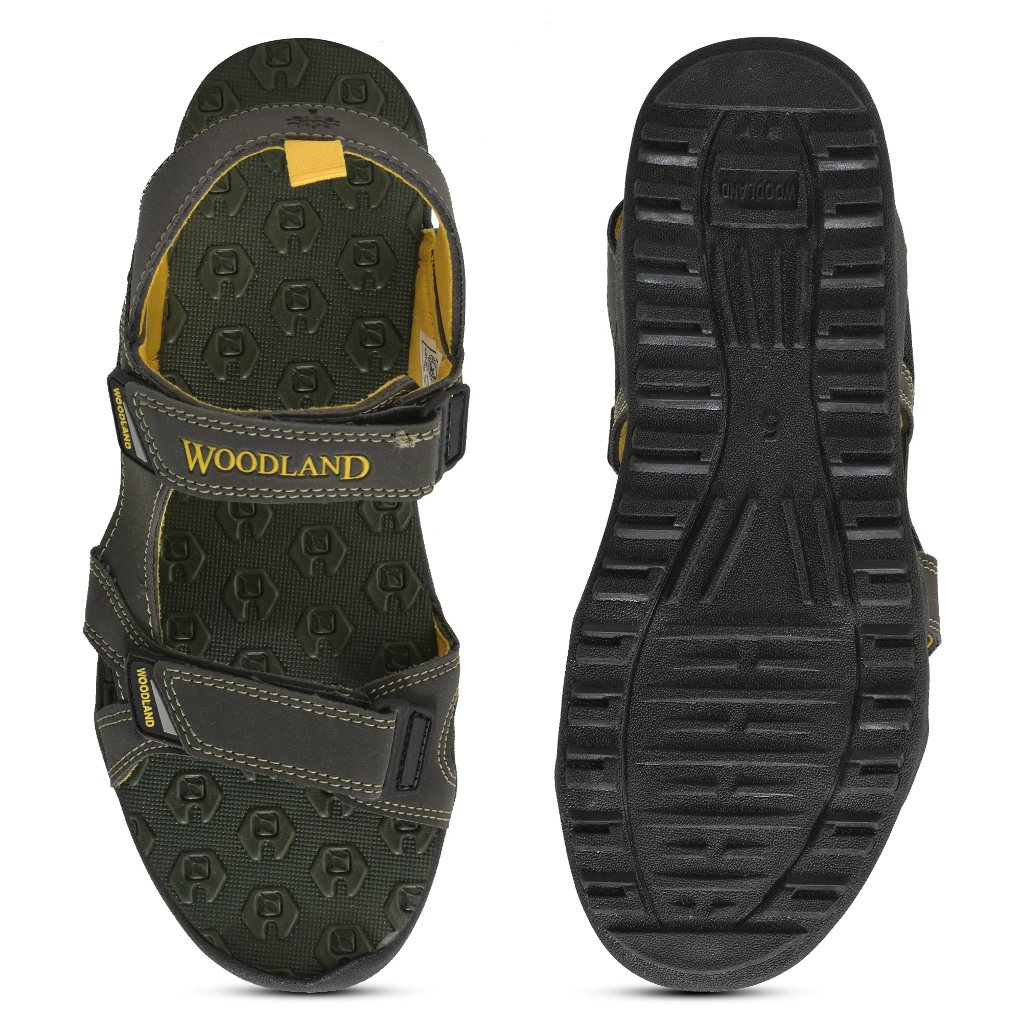 Woodland Men's Olive Green Performance Sports Sandals - Thumbnail 9