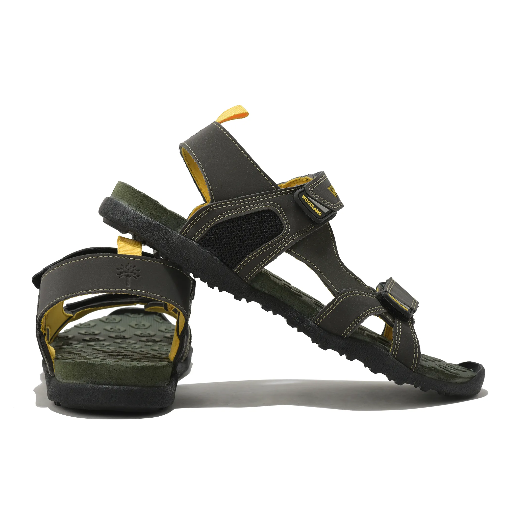 Woodland Men's Olive Green Performance Sports Sandals - Thumbnail 10