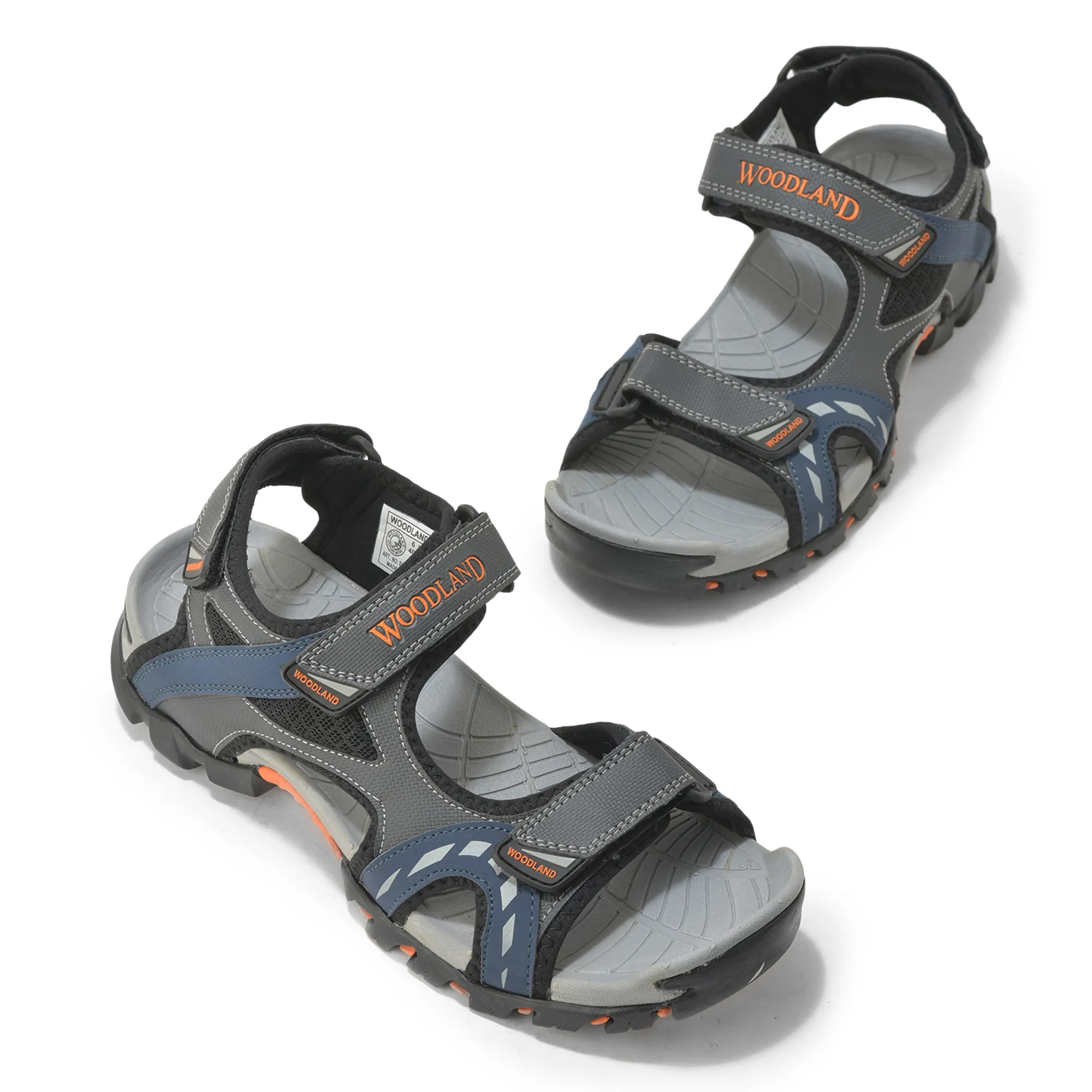 Woodland Men’s Grey Trail Command Sandals - Thumbnail 4