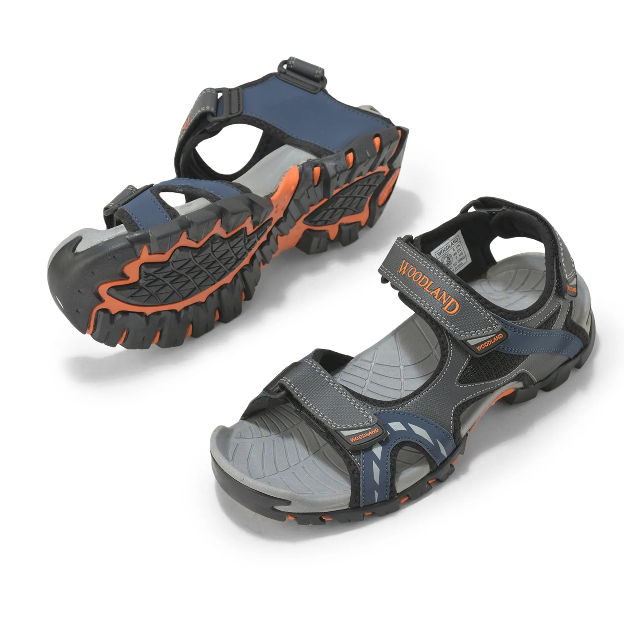 Woodland Men’s Grey Trail Command Sandals - Thumbnail 6