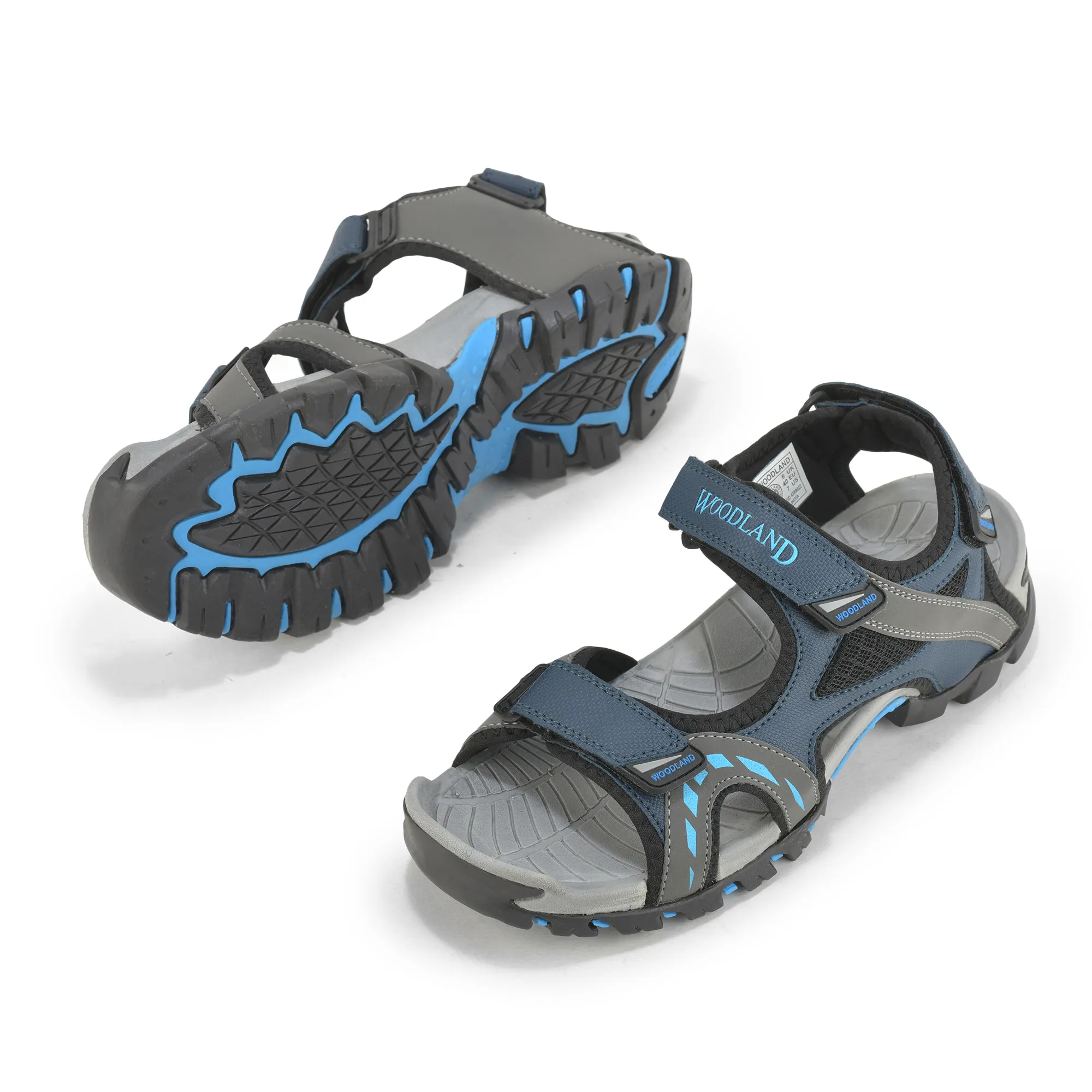 Woodland Men's Navy Trail Command Sandals - Thumbnail 6