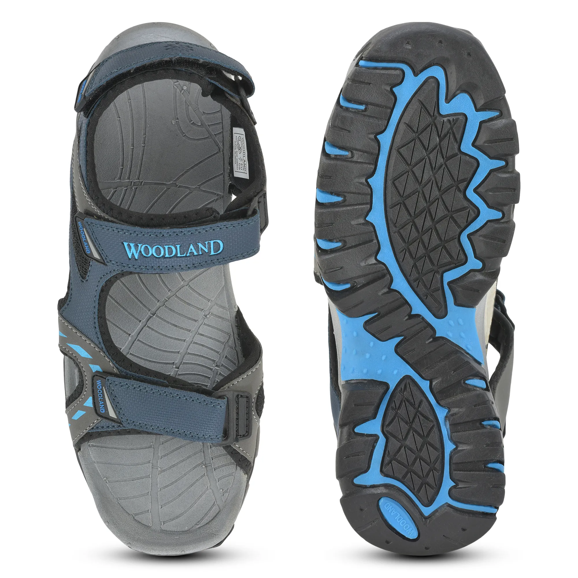 Woodland Men's Navy Trail Command Sandals - Thumbnail 9
