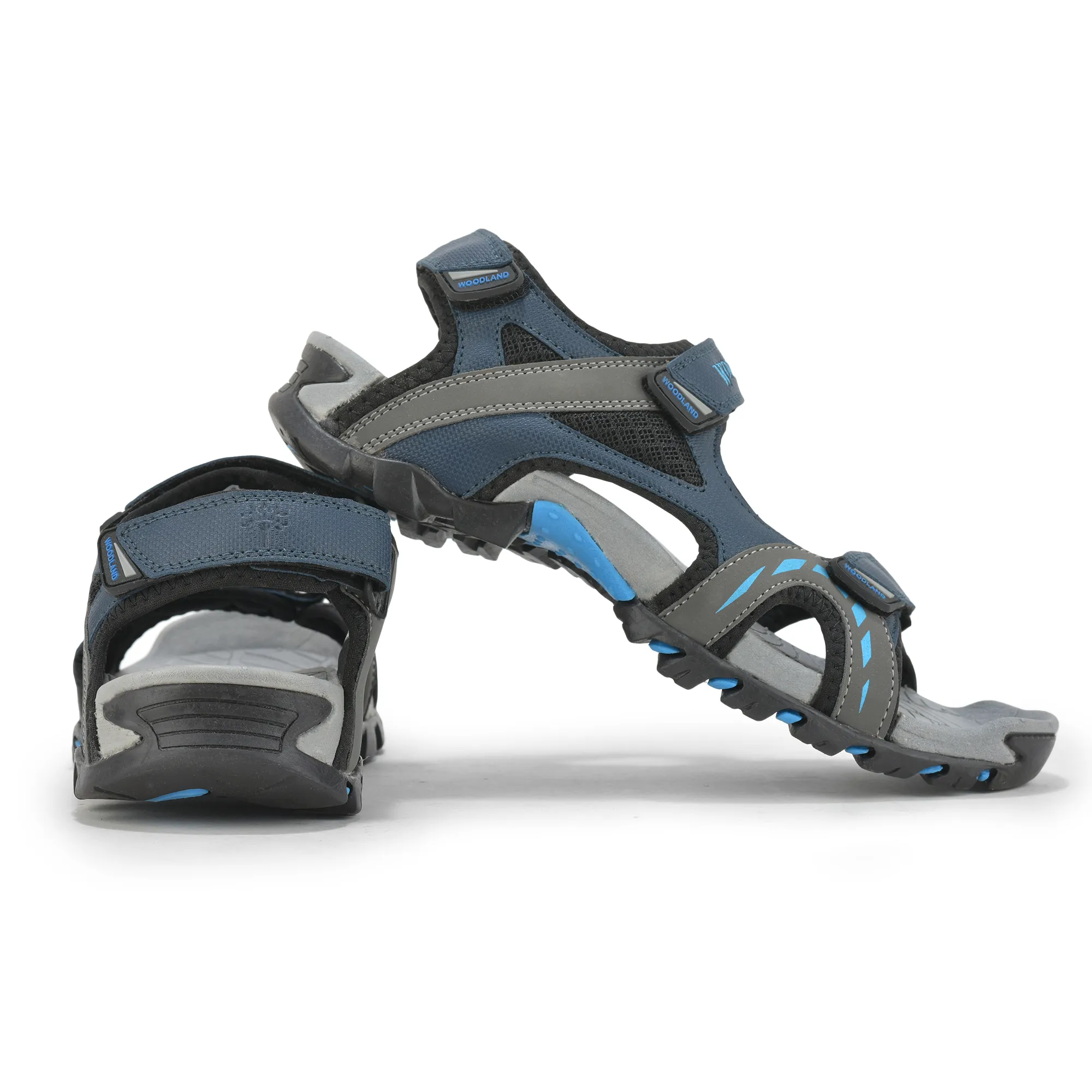 Woodland Men's Navy Trail Command Sandals - Thumbnail 10