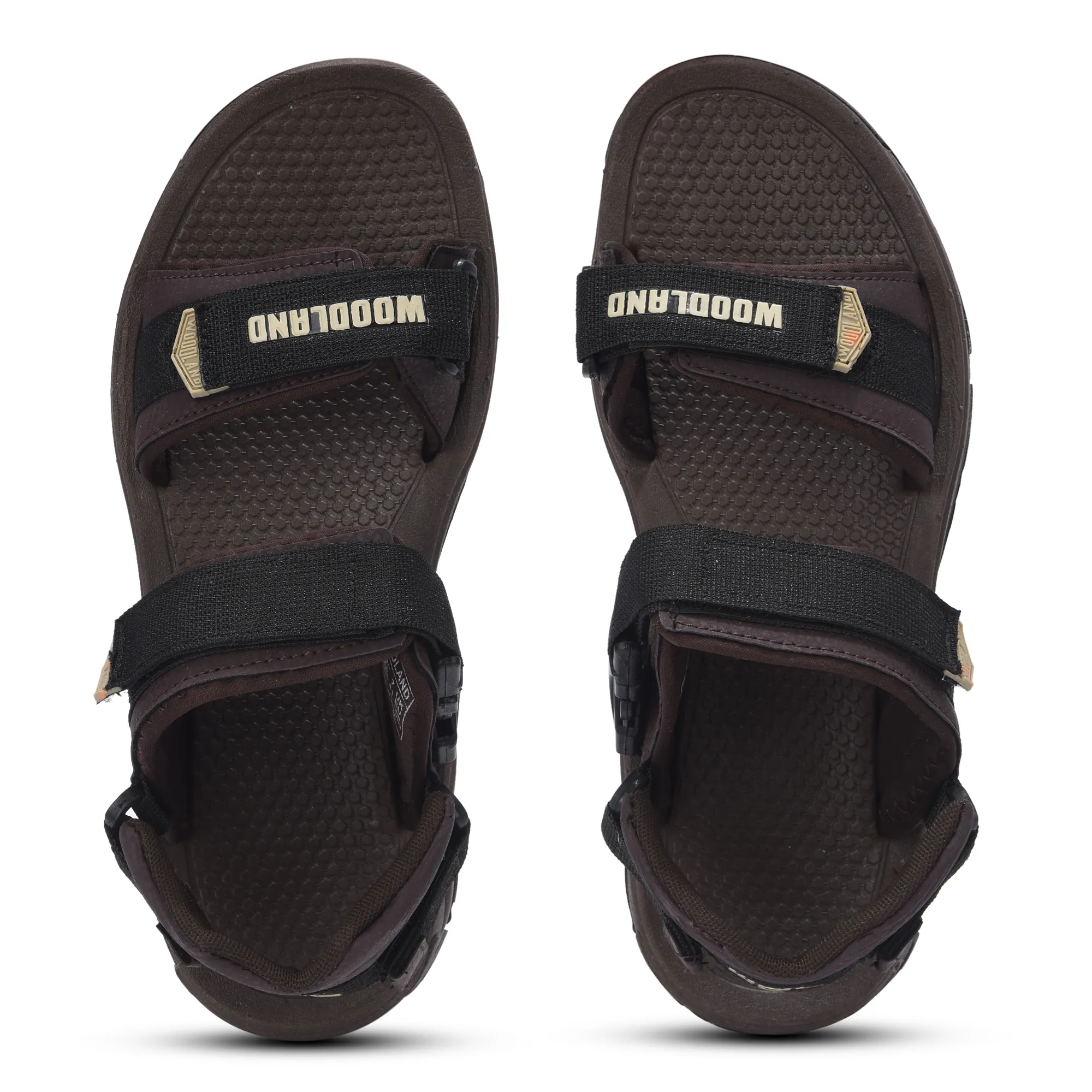 Woodland Brown Men Outdoor Sports Sandal - Thumbnail 4