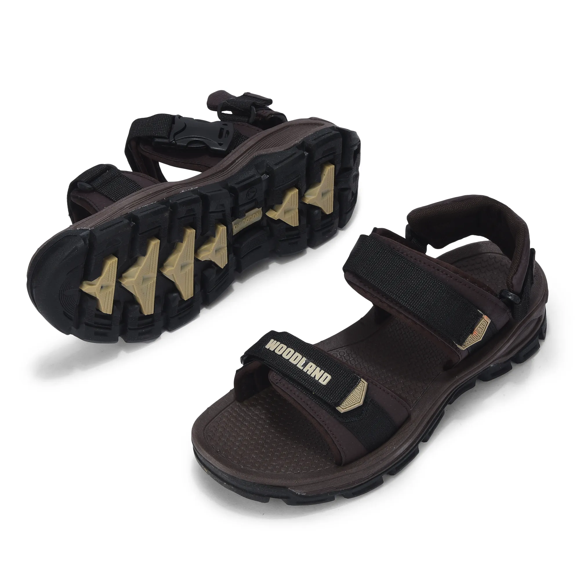 Woodland Brown Men Outdoor Sports Sandal - Thumbnail 5