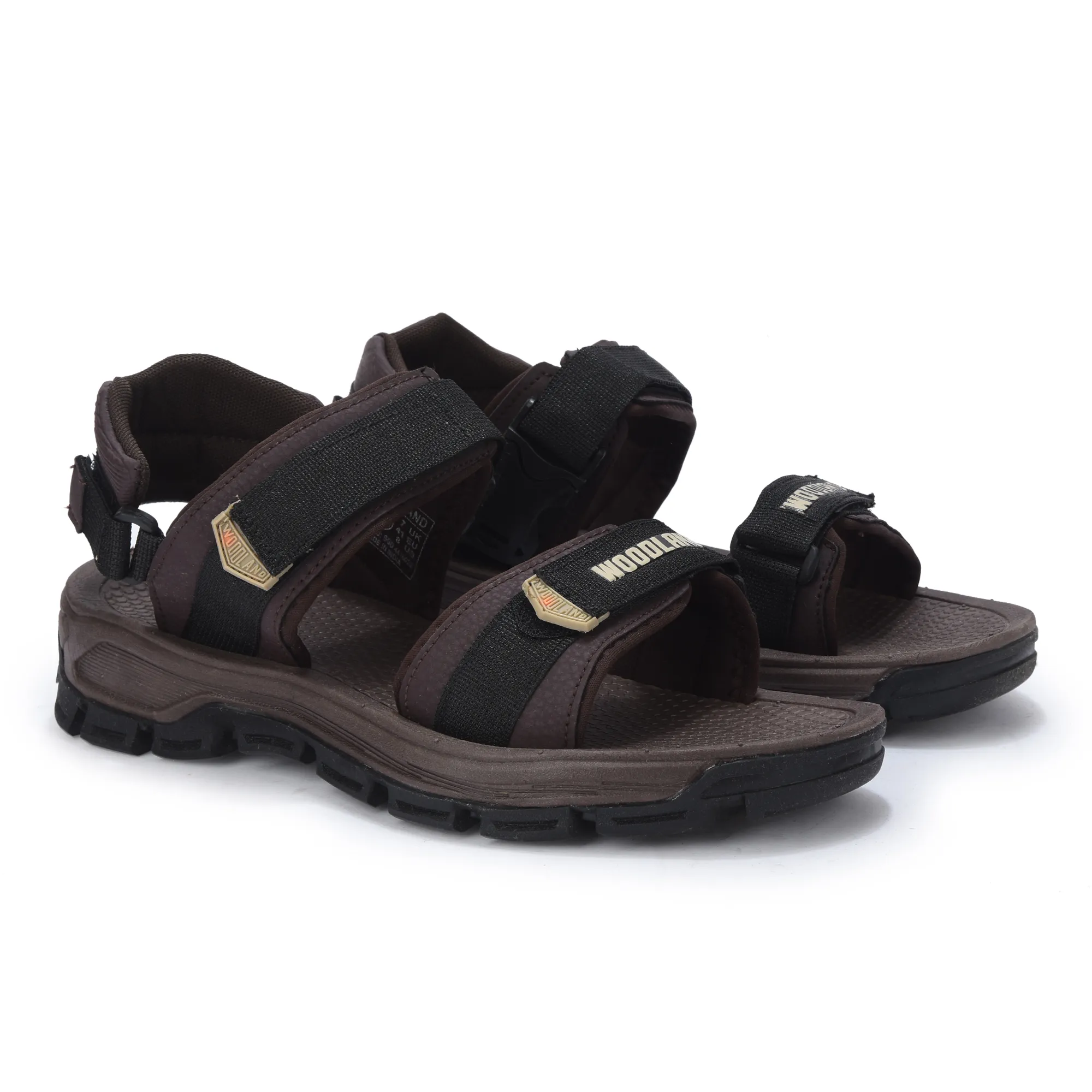 Woodland Brown Men Outdoor Sports Sandal - Thumbnail 7