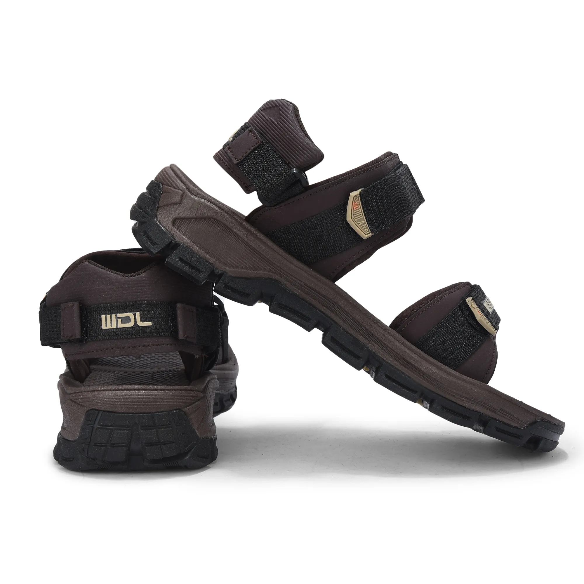 Woodland Brown Men Outdoor Sports Sandal - Thumbnail 10