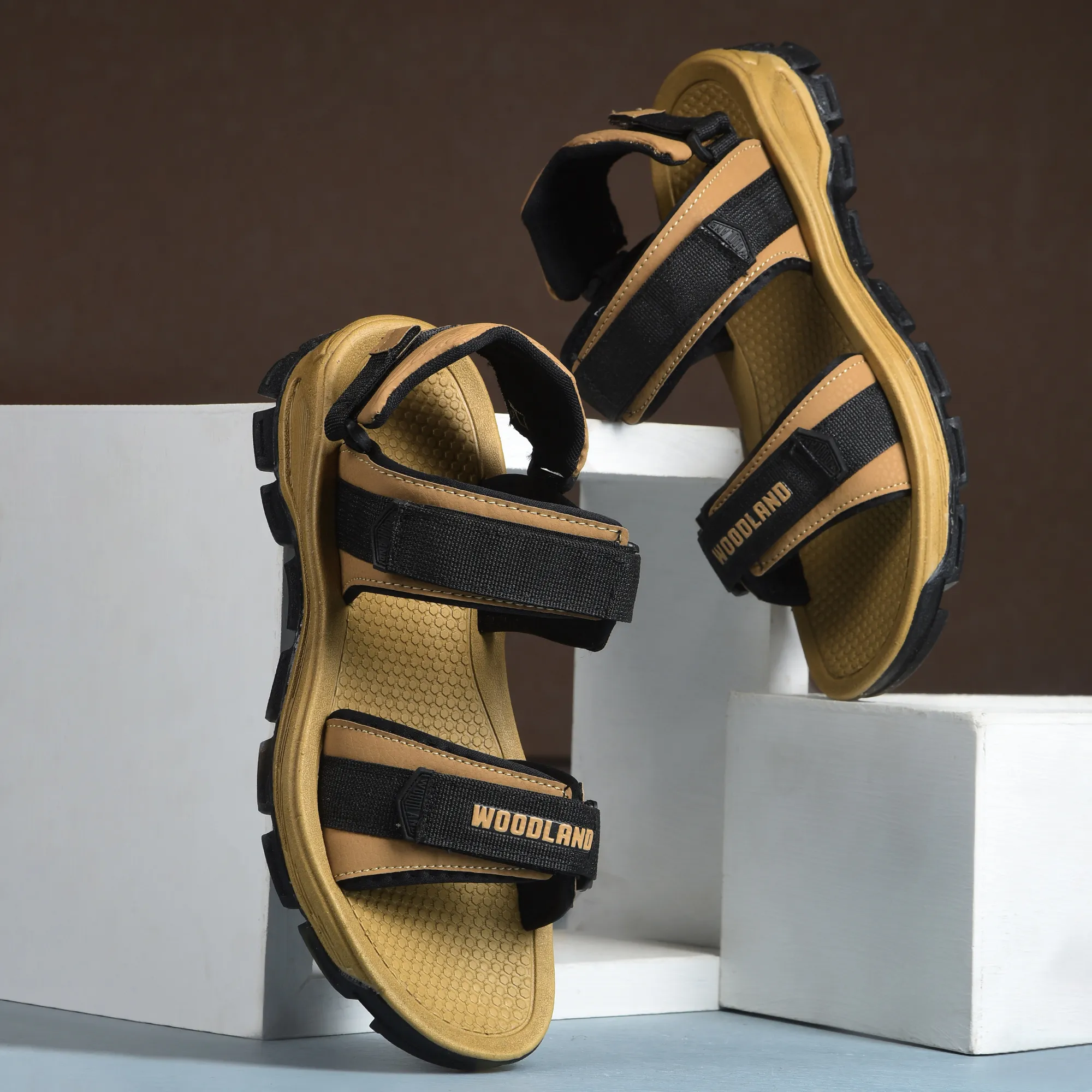 Woodland Camel Men Outdoor Sports Sandal - Thumbnail 9