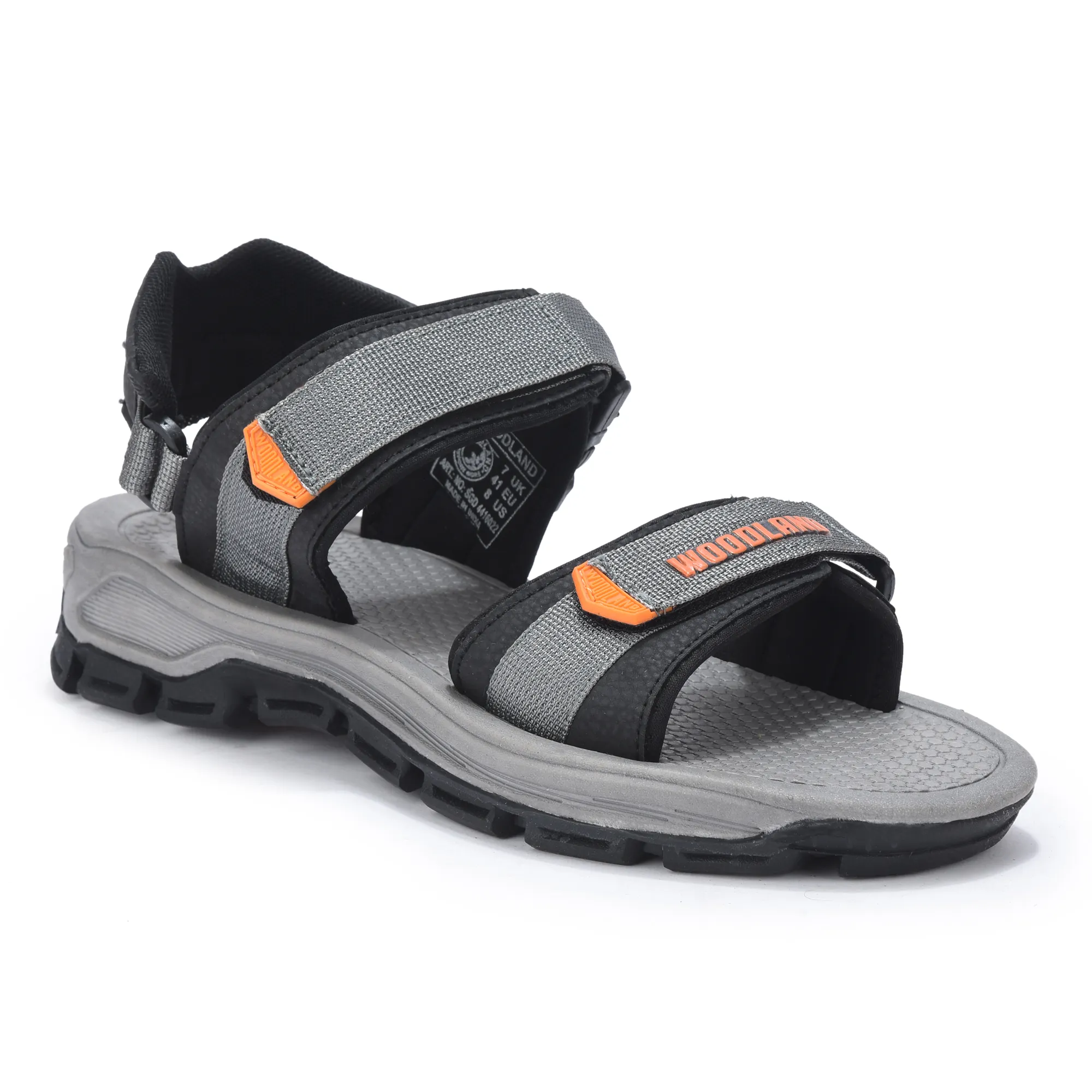 Woodland Grey Men Outdoor Sports Sandal - Thumbnail 3