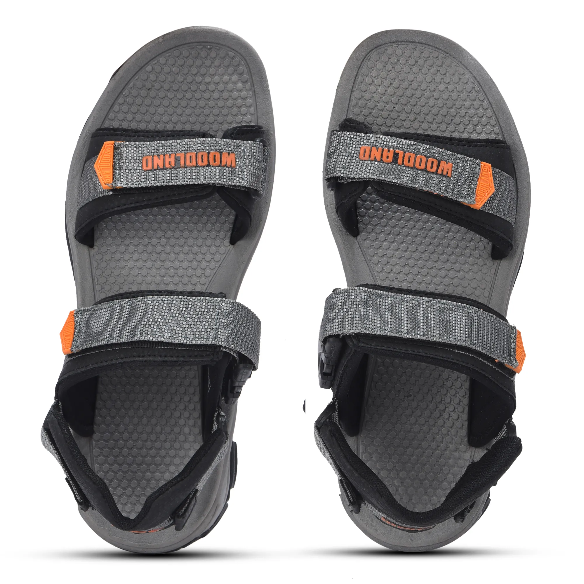 Woodland Grey Men Outdoor Sports Sandal - Thumbnail 4