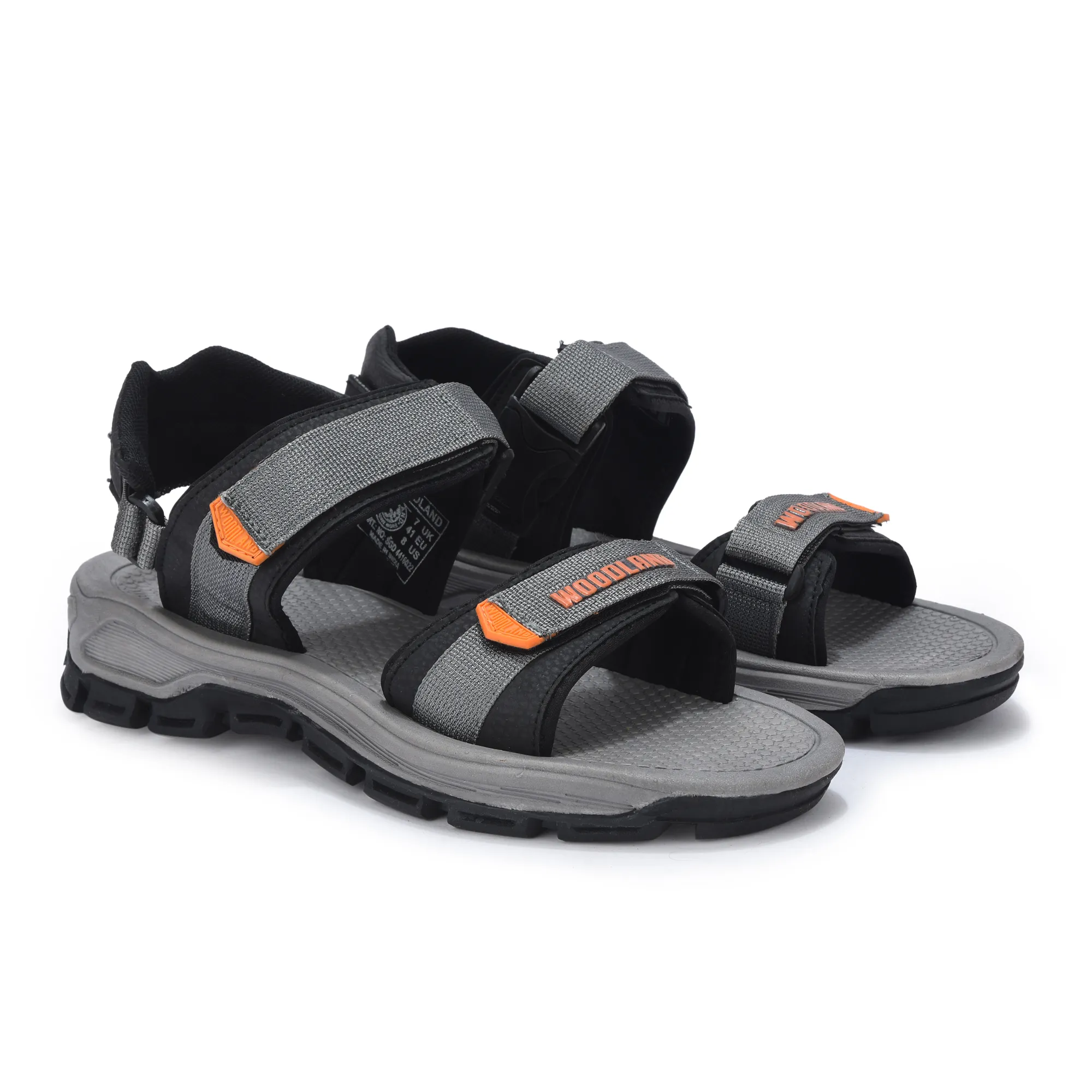 Woodland Grey Men Outdoor Sports Sandal - Thumbnail 7