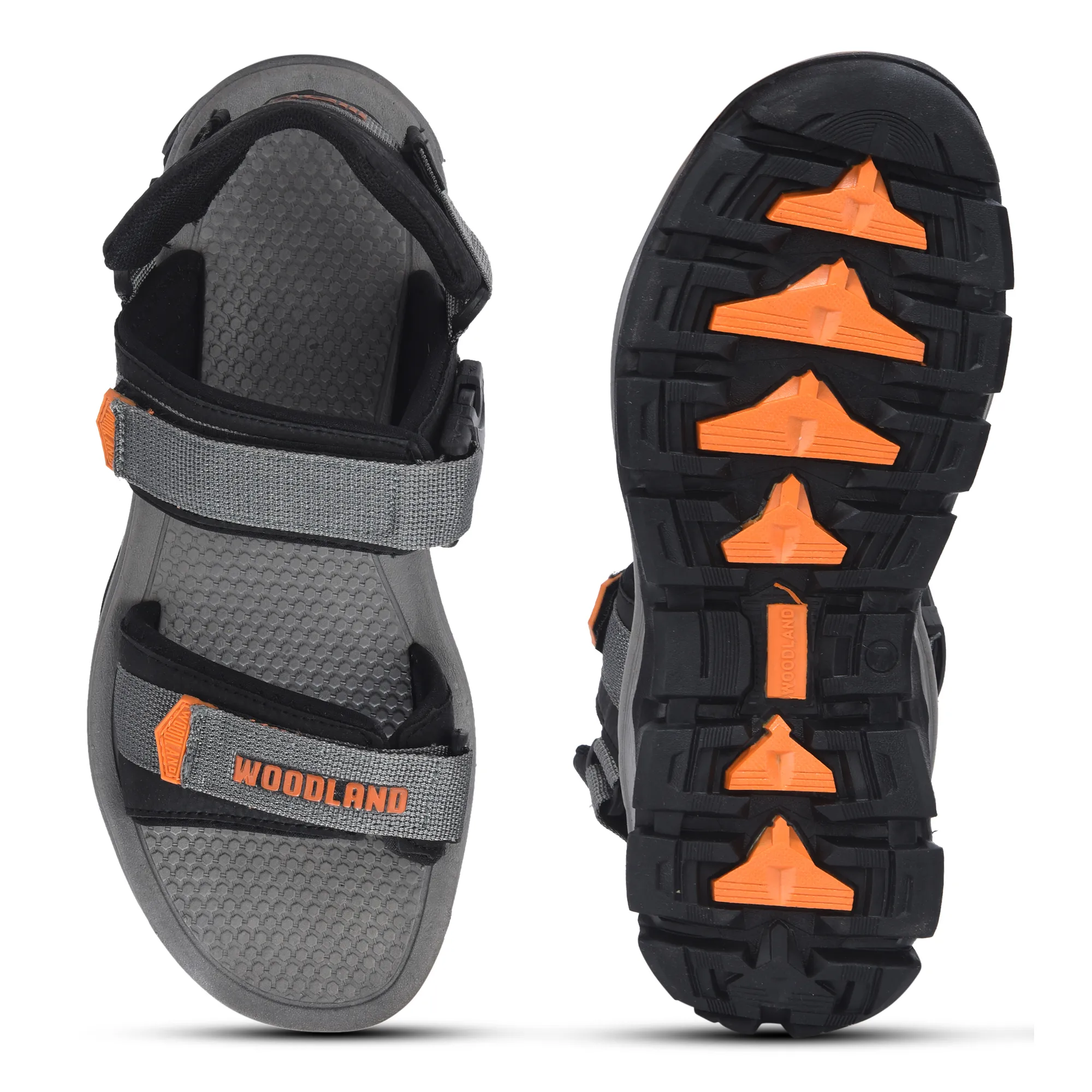 Woodland Grey Men Outdoor Sports Sandal - Thumbnail 8