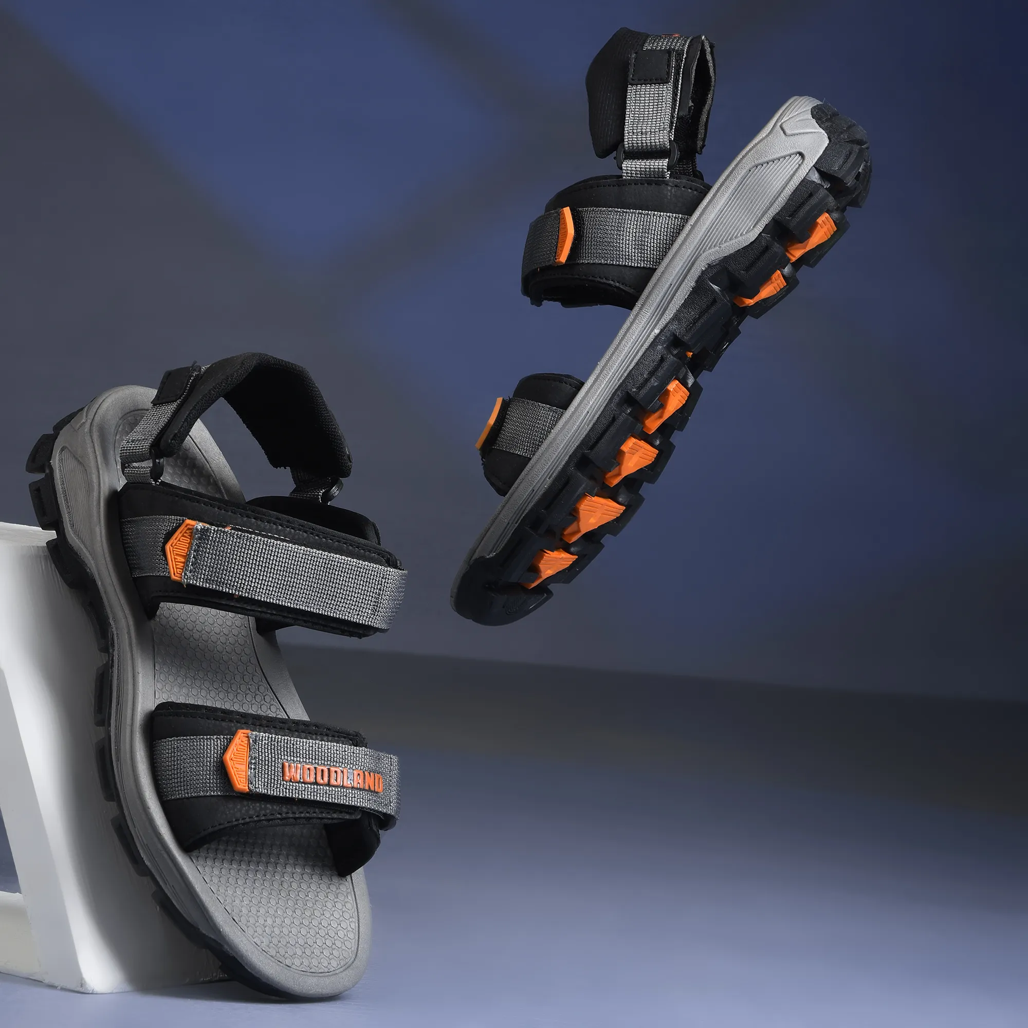 Woodland Grey Men Outdoor Sports Sandal - Thumbnail 9