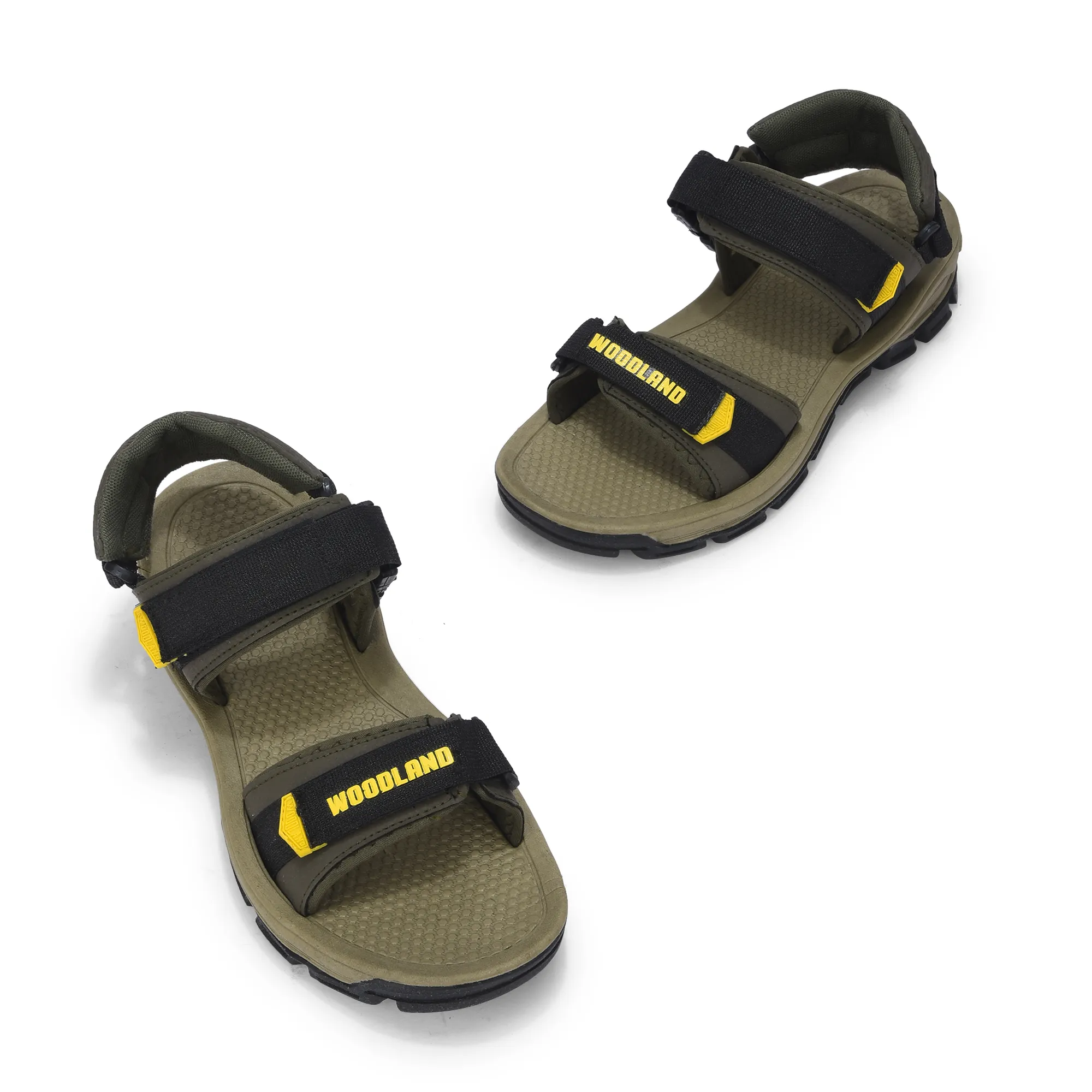 Woodland Olive Men Outdoor Sports Sandal - Thumbnail 2