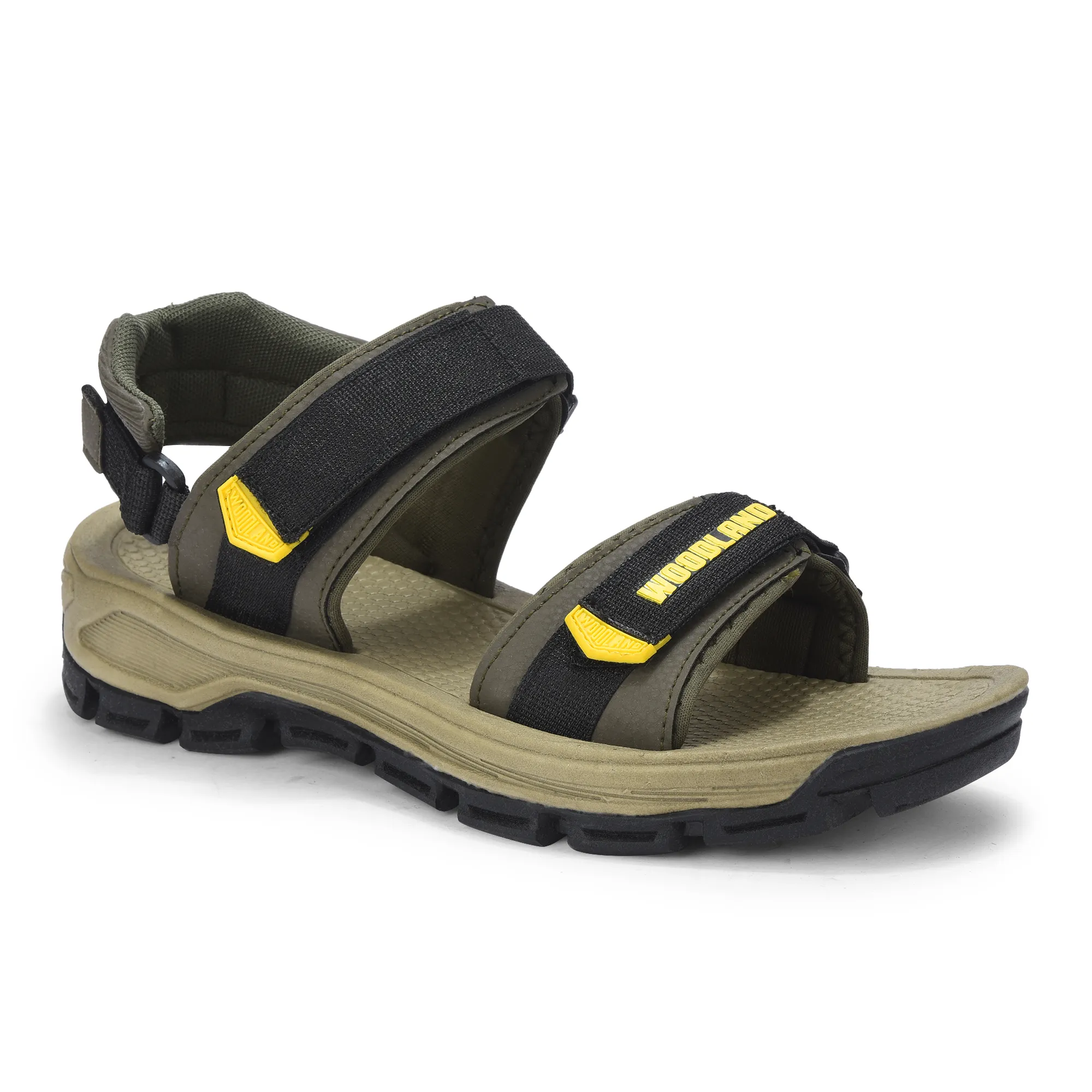 Woodland Olive Men Outdoor Sports Sandal - Thumbnail 3