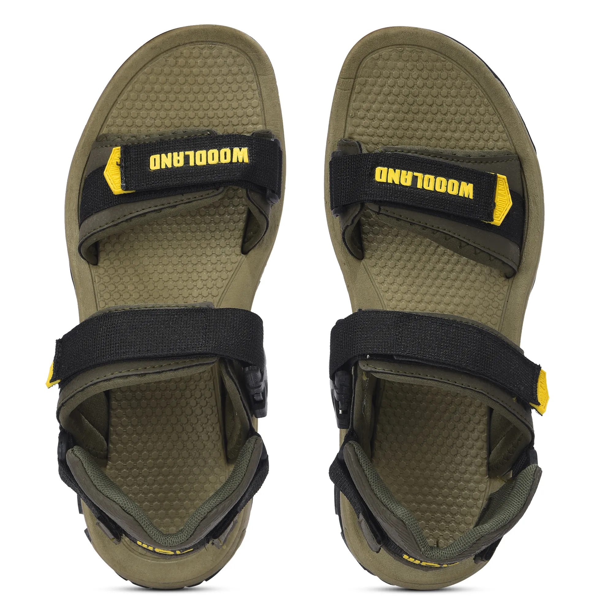 Woodland Olive Men Outdoor Sports Sandal - Thumbnail 4