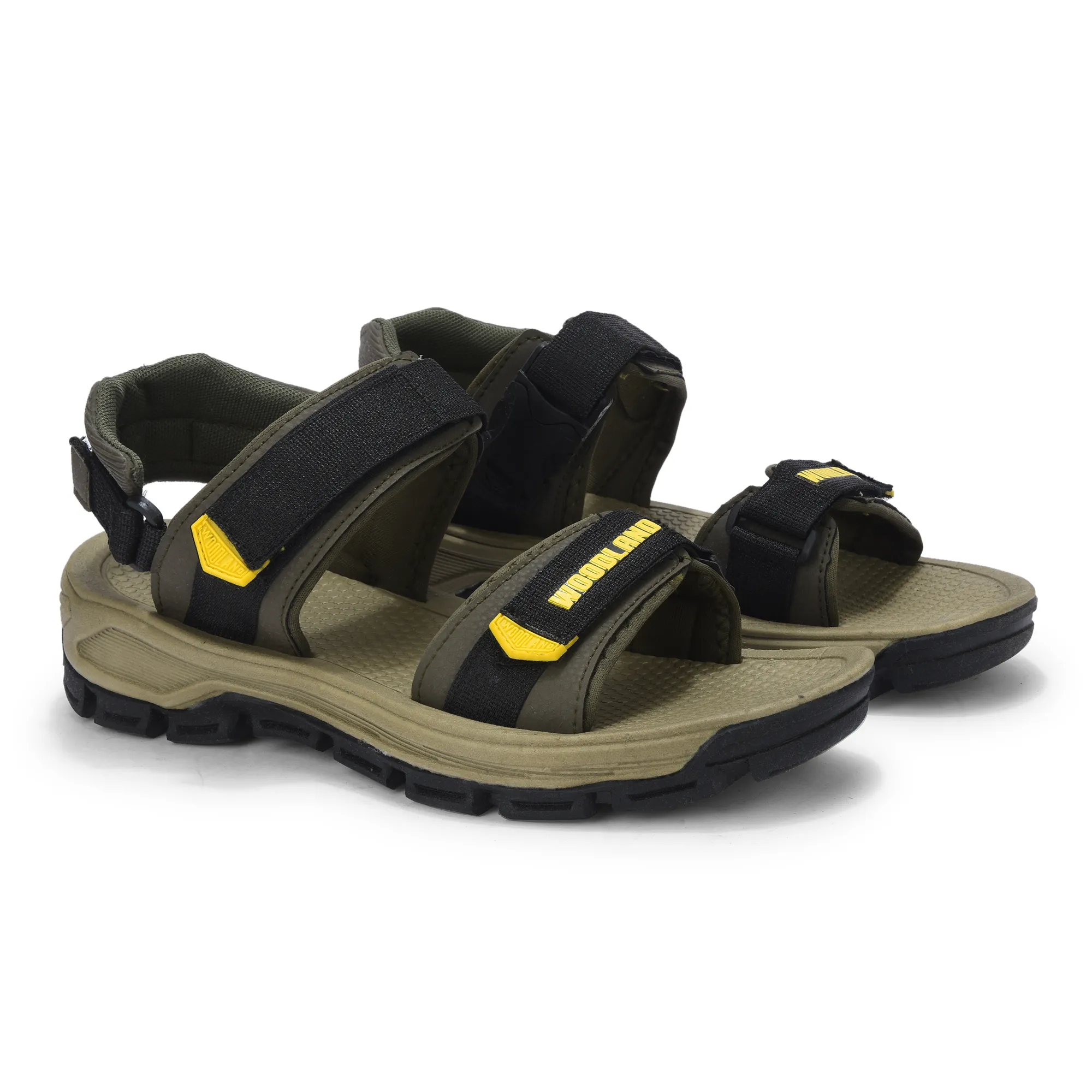 Woodland Olive Men Outdoor Sports Sandal - Thumbnail 7