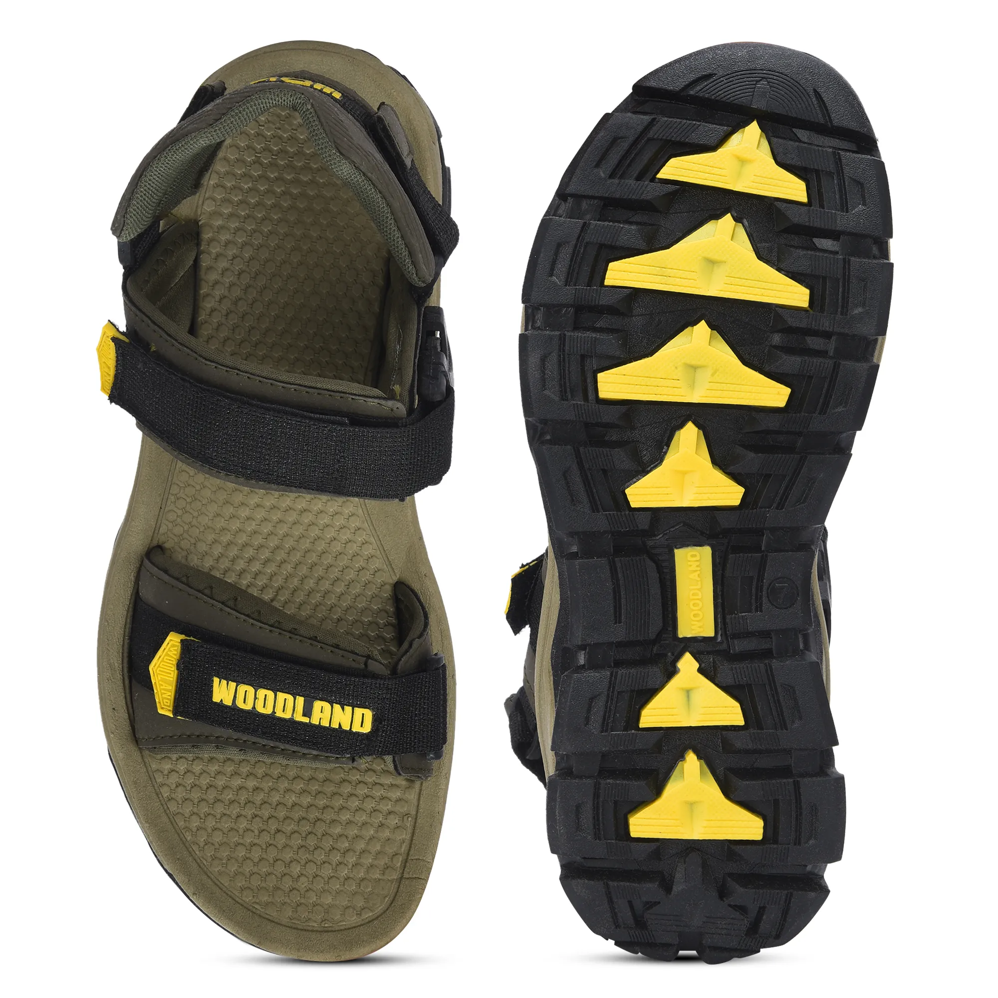 Woodland Olive Men Outdoor Sports Sandal - Thumbnail 8