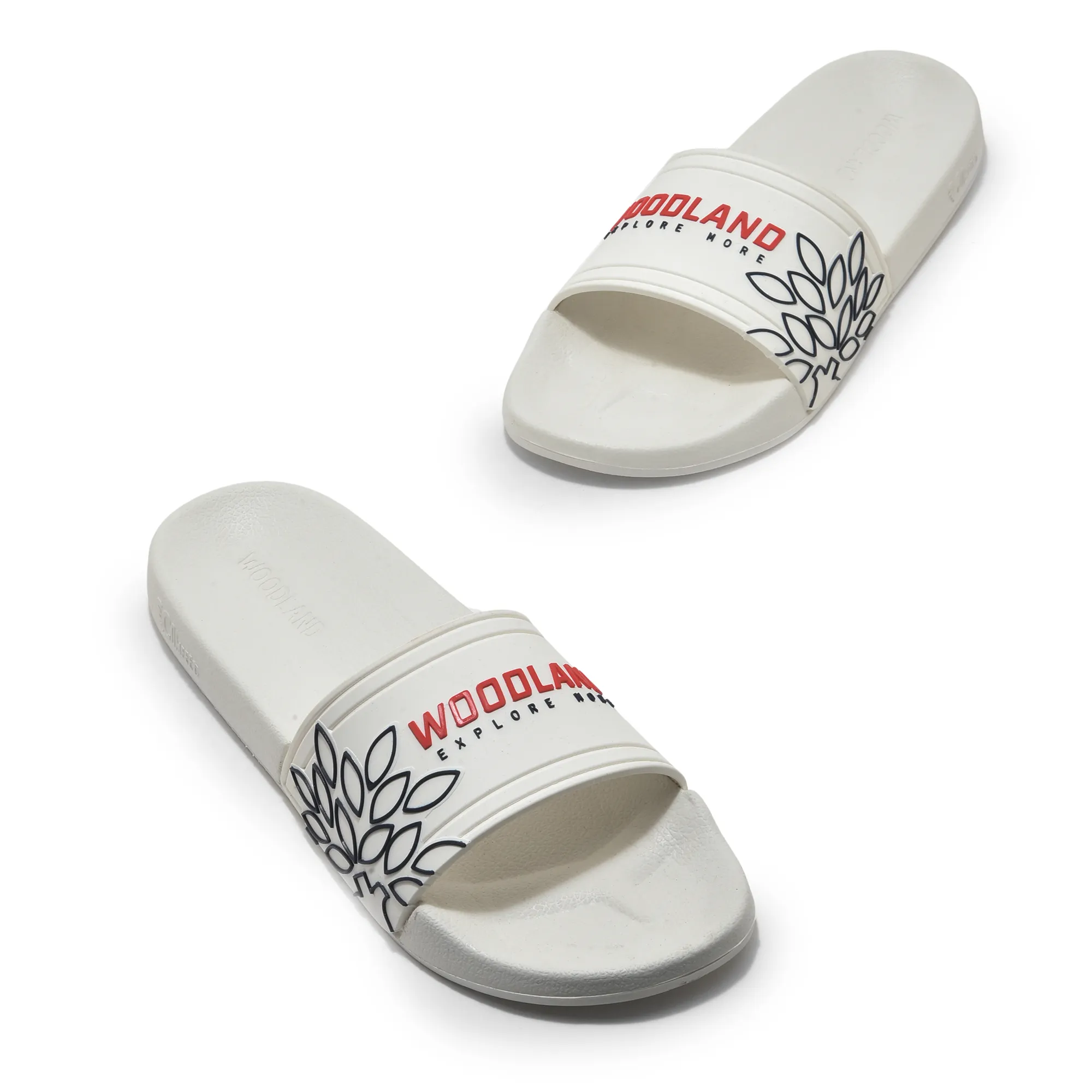 White Slide Sandal for Men - Thumbnail 2