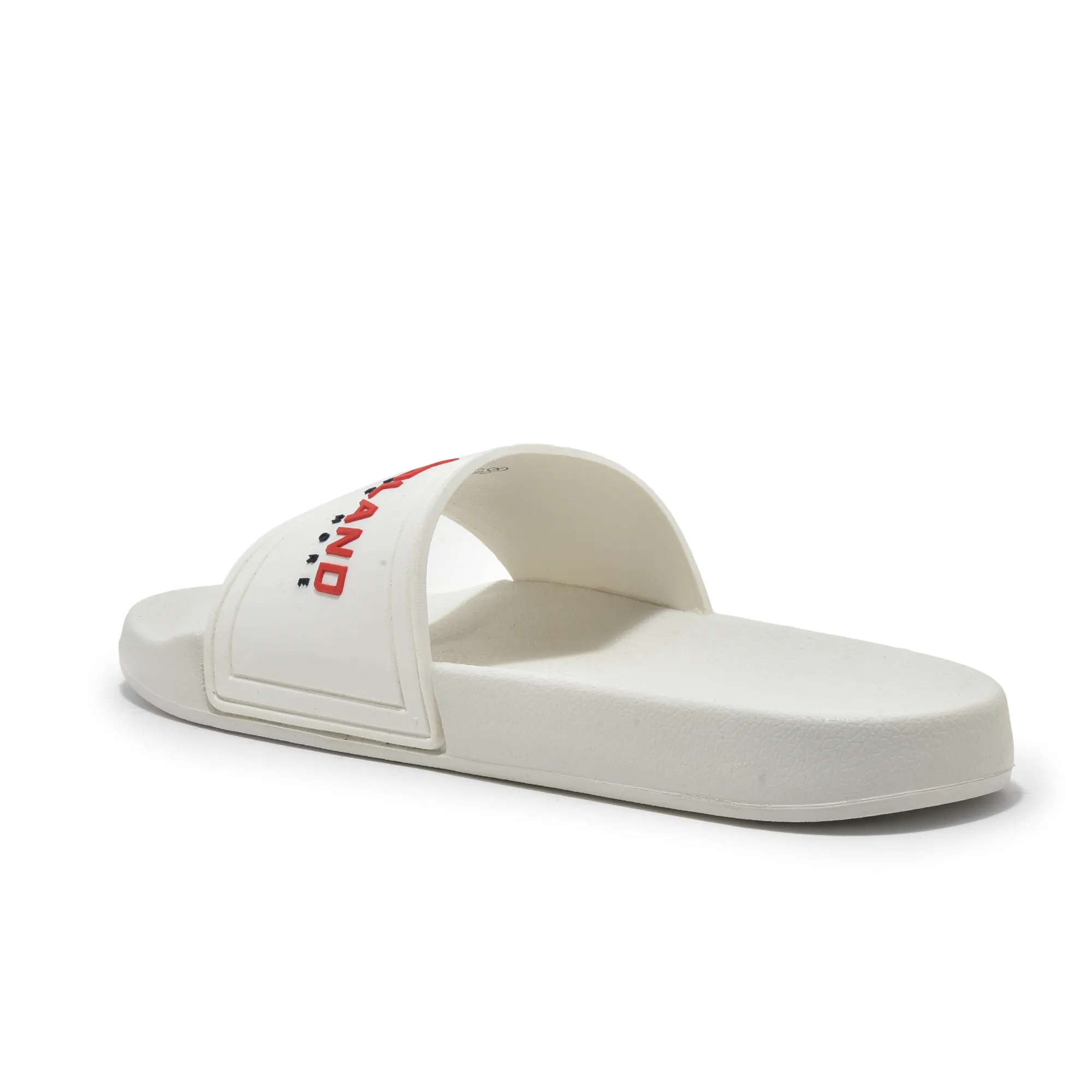 White Slide Sandal for Men - Thumbnail 5