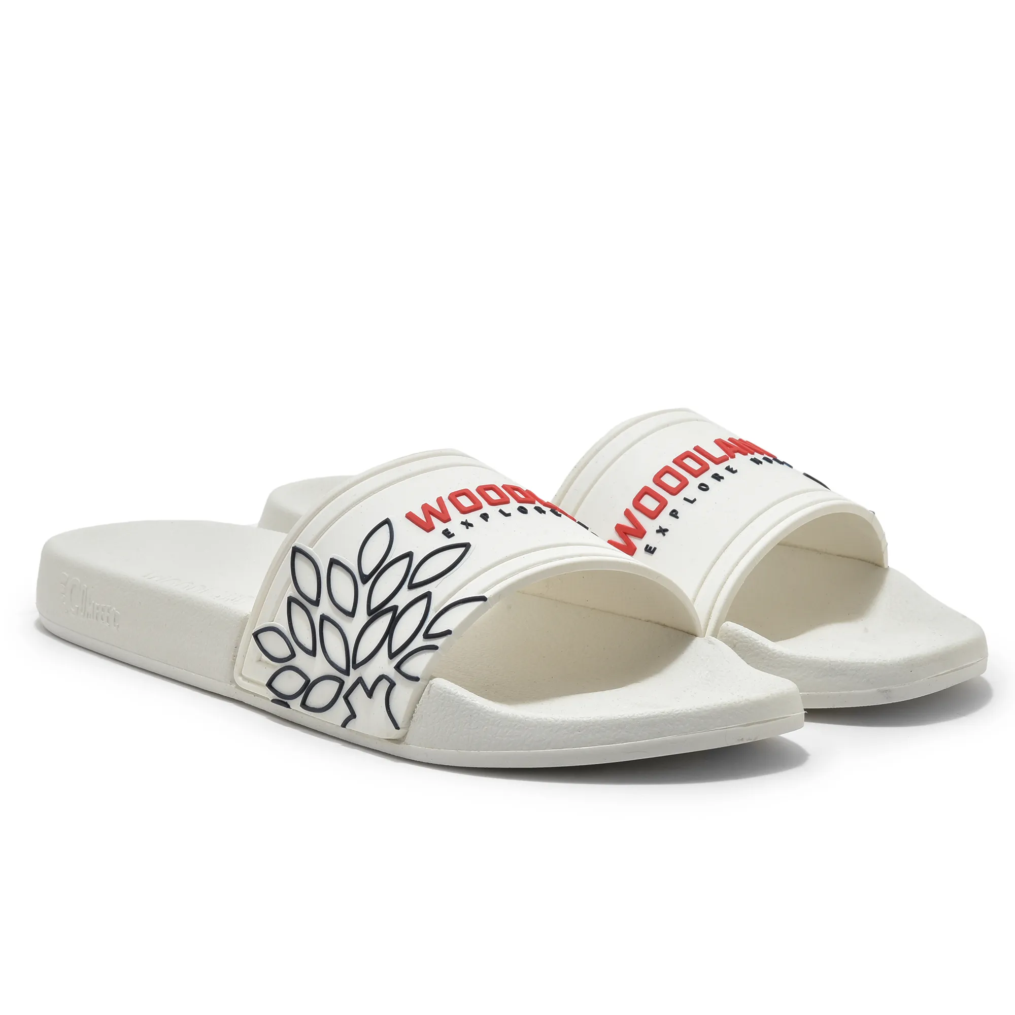 White Slide Sandal for Men - Thumbnail 6