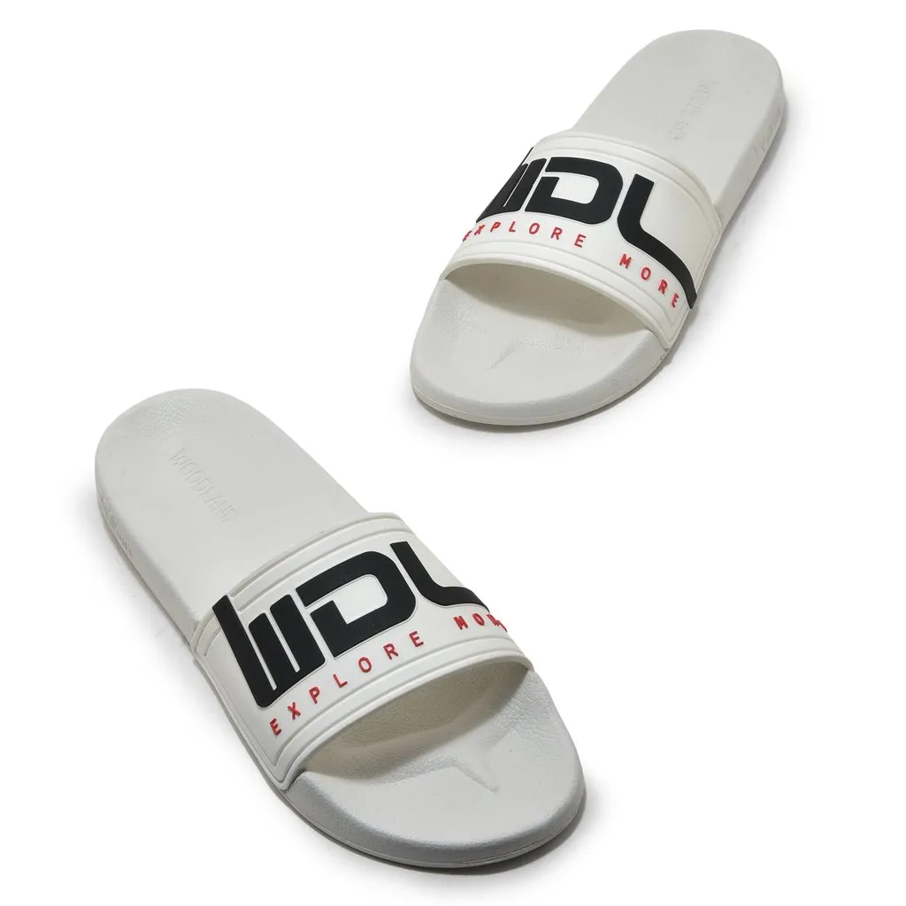 White Slide sandal for men - Thumbnail 2