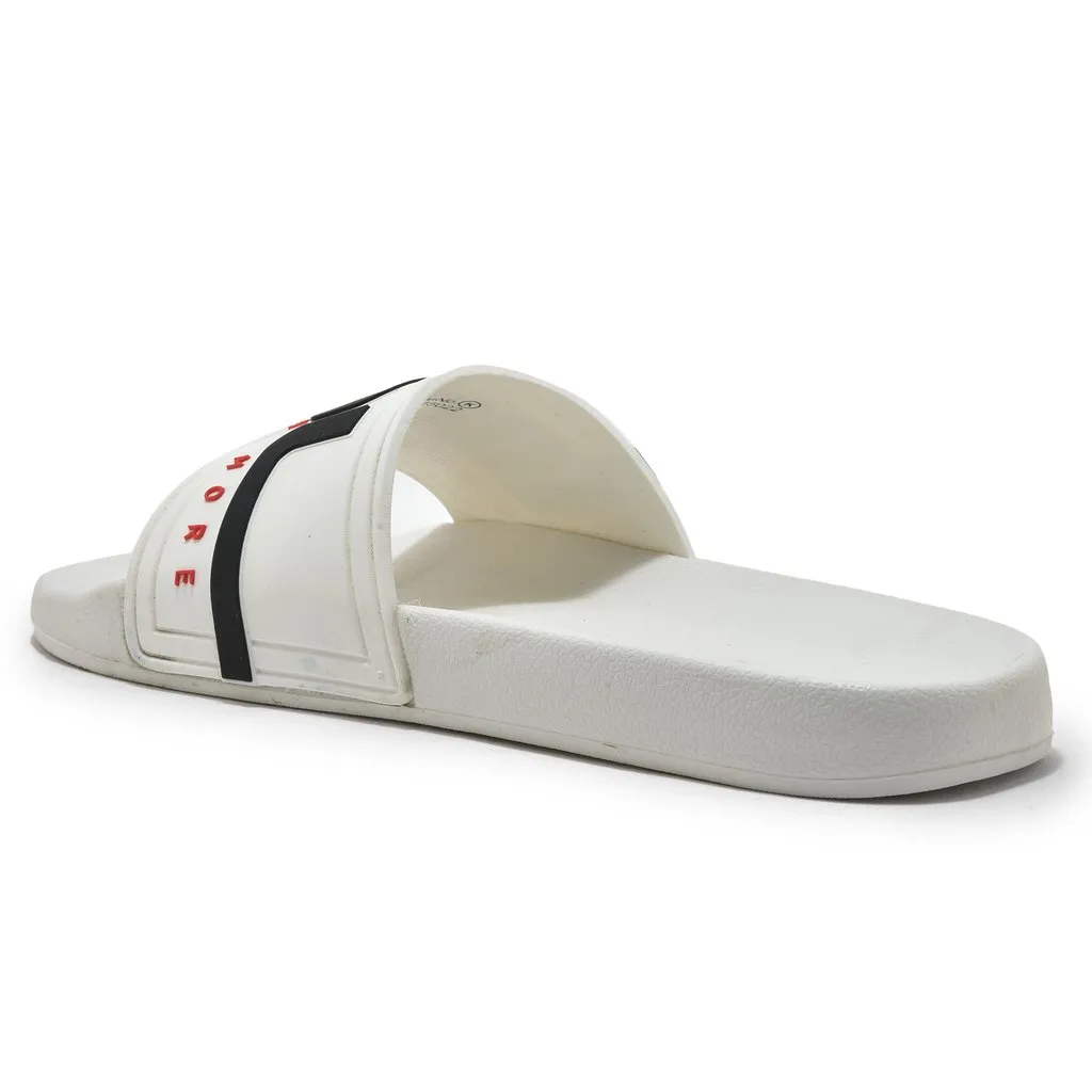 White Slide sandal for men - Thumbnail 5